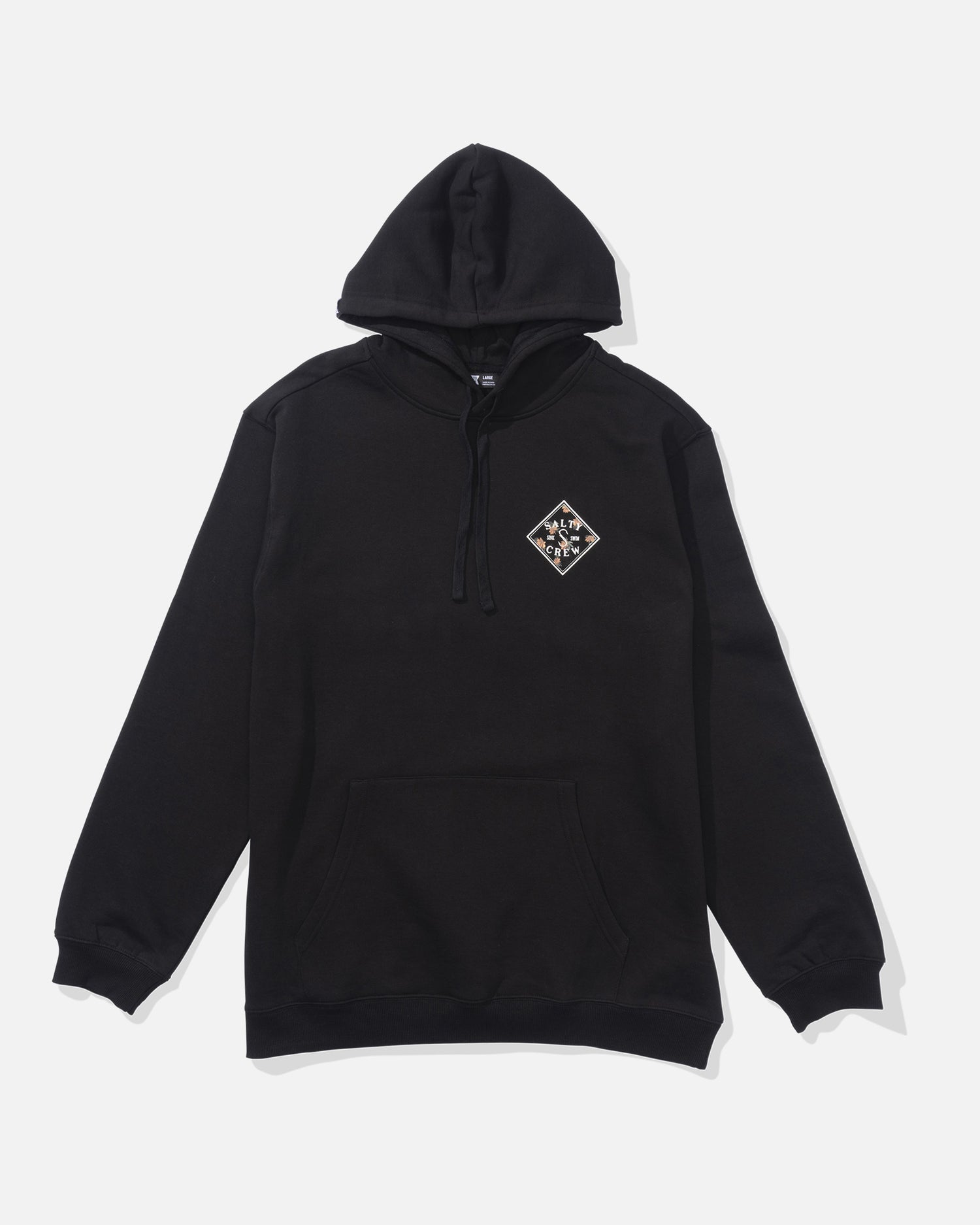 front view of Tippet Fill Fleece Hoodie - Black