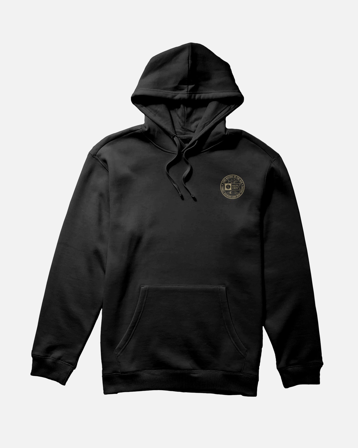 front view of Legends Fleece Hoodie - Black