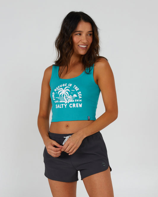 front view of Good Times Sea Green Tank