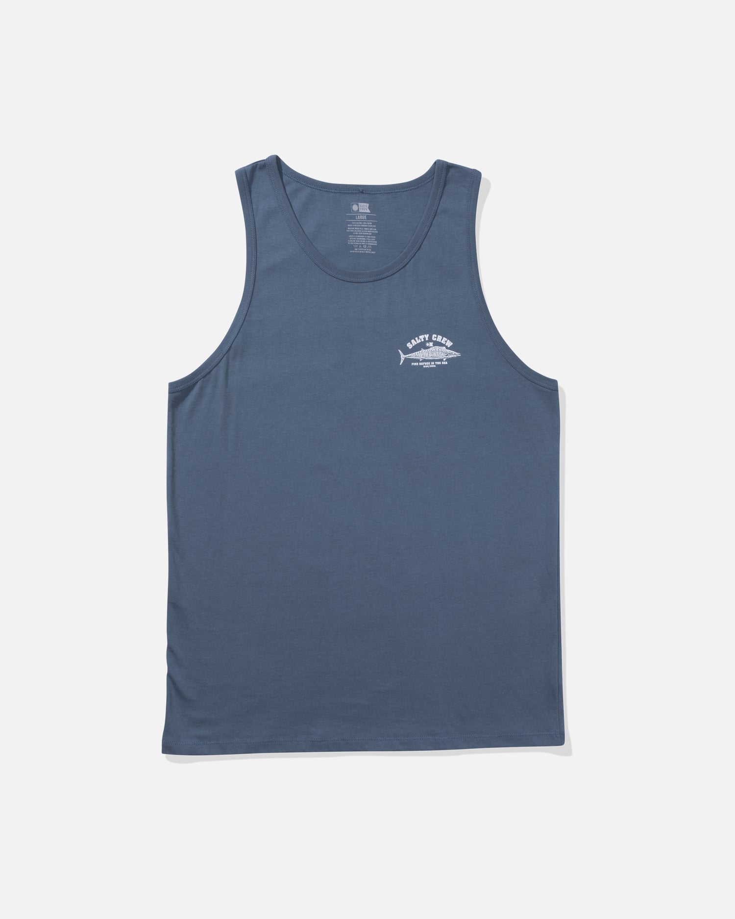 front view of Wahoo Stamp Tank - Slate