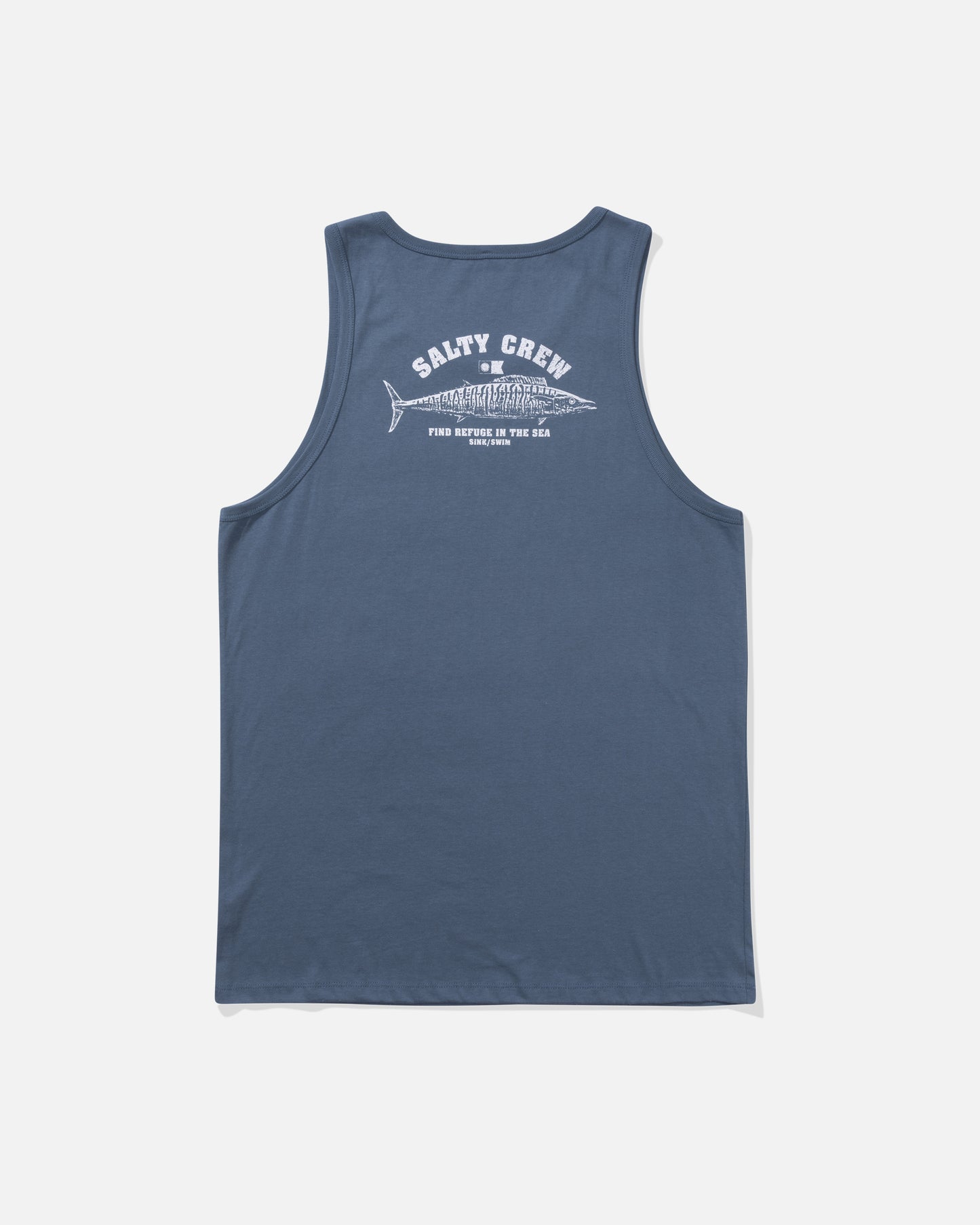 back view of Wahoo Stamp Tank - Slate