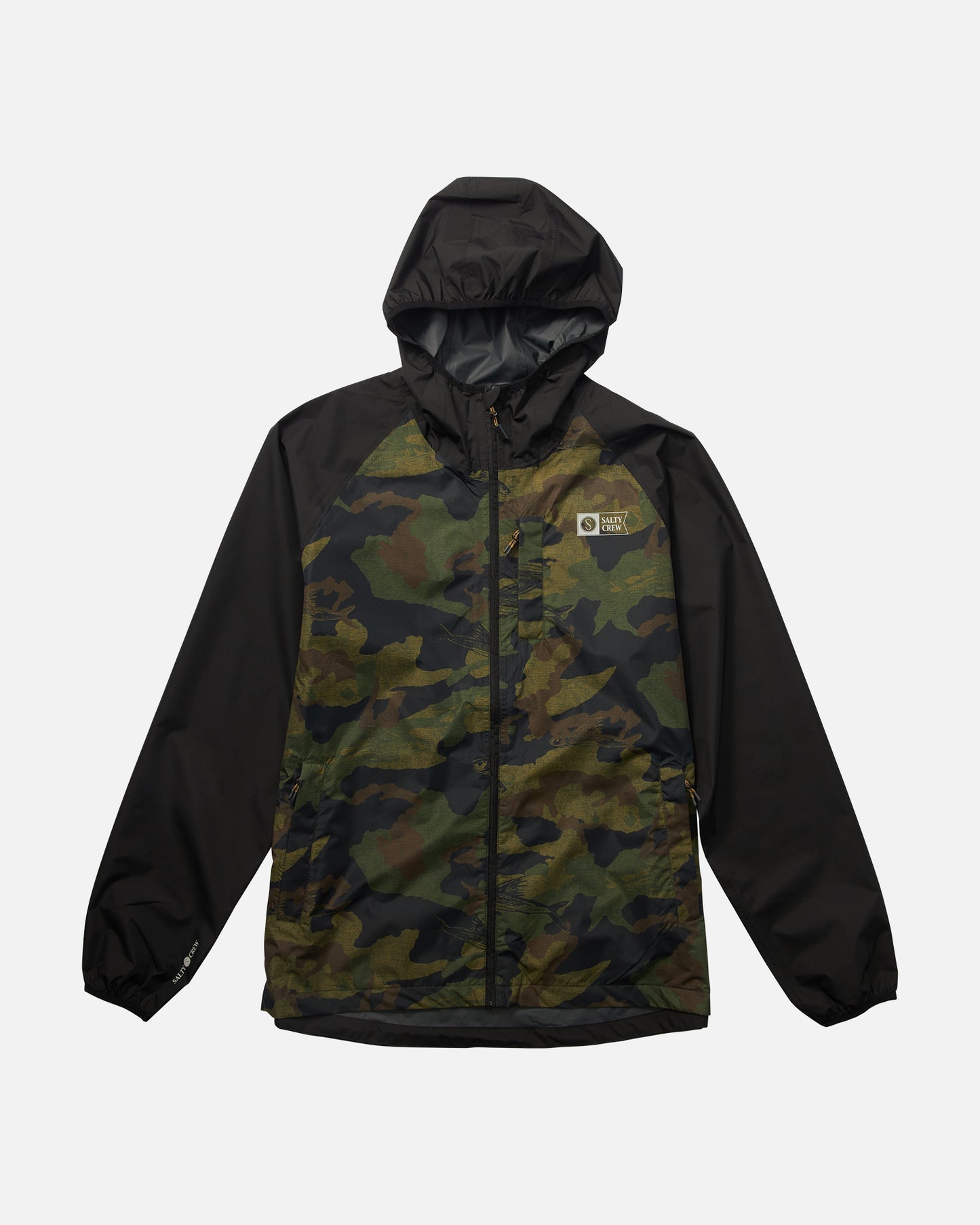 front view of Stash Camo Jacket