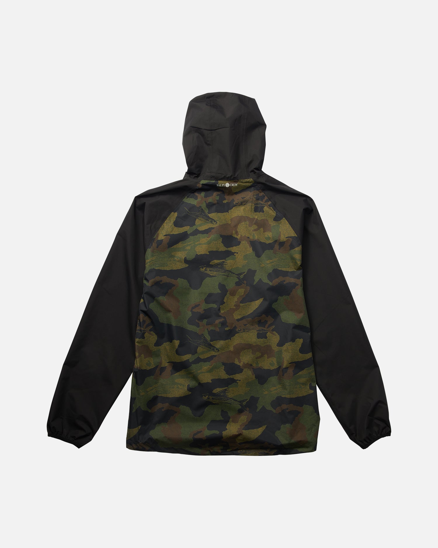 back view of Stash Camo Jacket