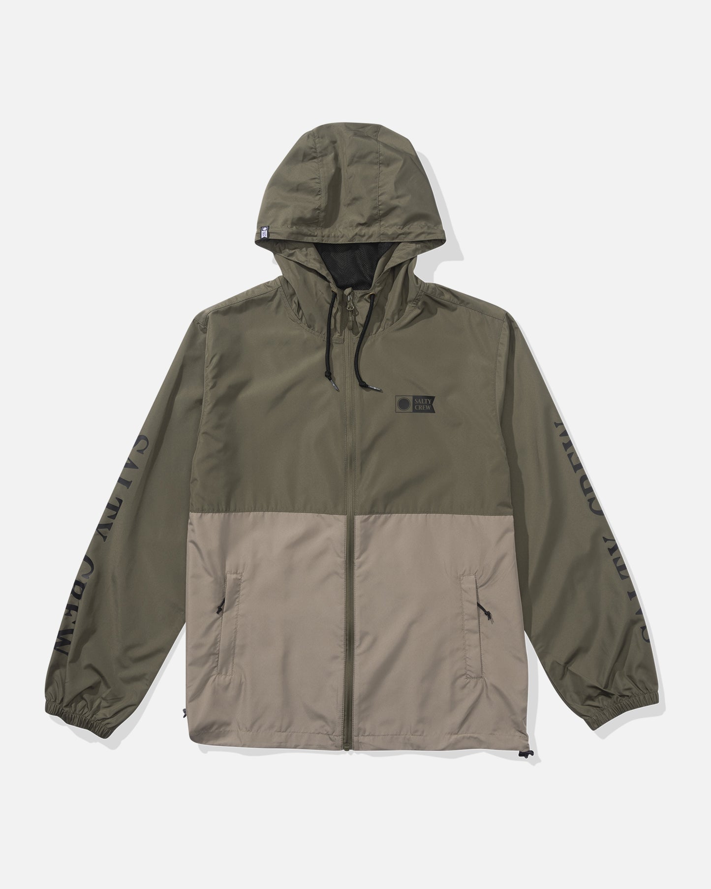 front view of Surface Windbreaker - Olive