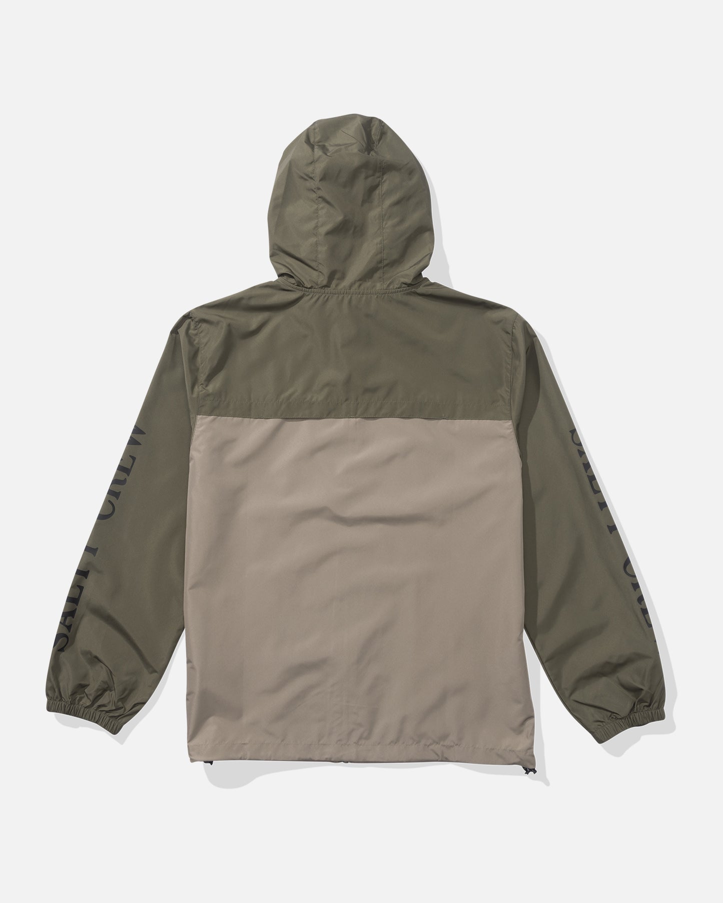 back view of Surface Windbreaker - Olive