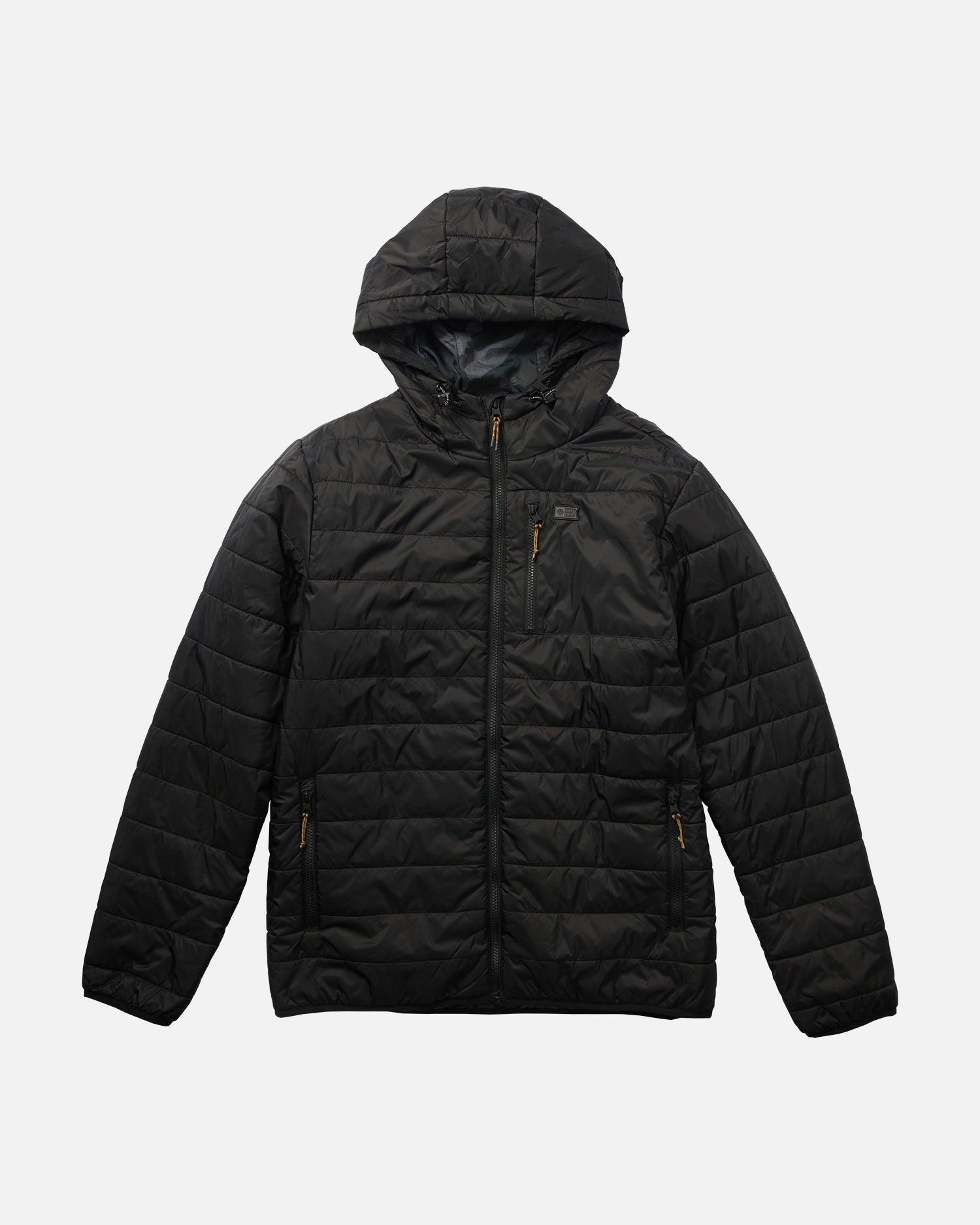 front view of Barrier 2.0 Black Puff Jacket