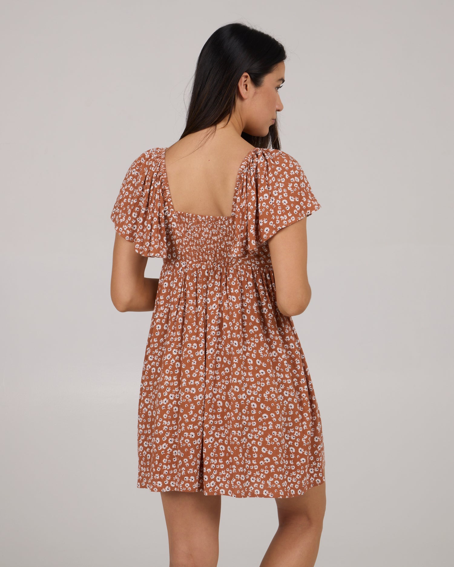 back view of Mainland Dress - Sierra