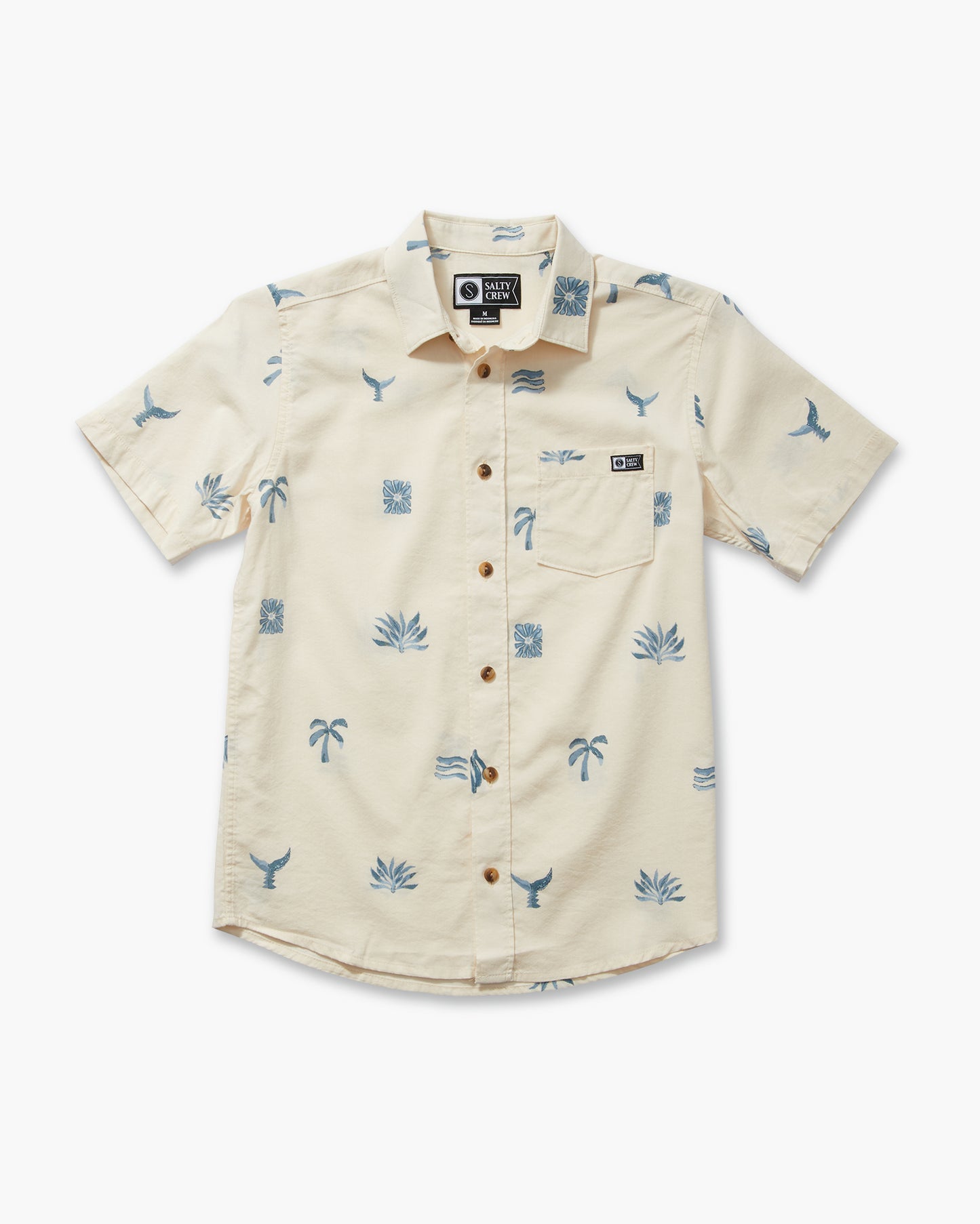 Oasis S/S Boys Woven - Stone