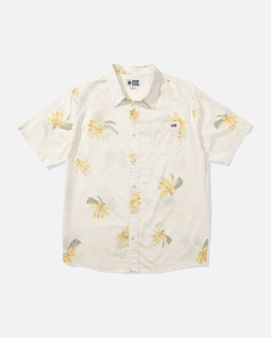 Front view of the Bloomin Button Up - Salt. 