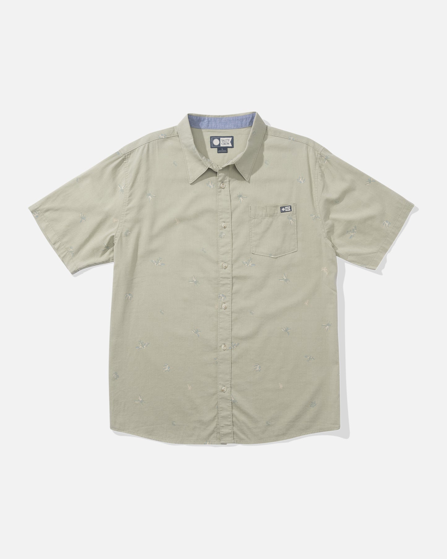 front view of Small Kine S/S Woven - Sage