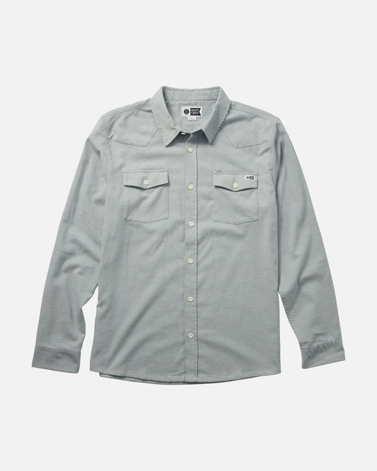 front view of Ranchero Slate Flannel