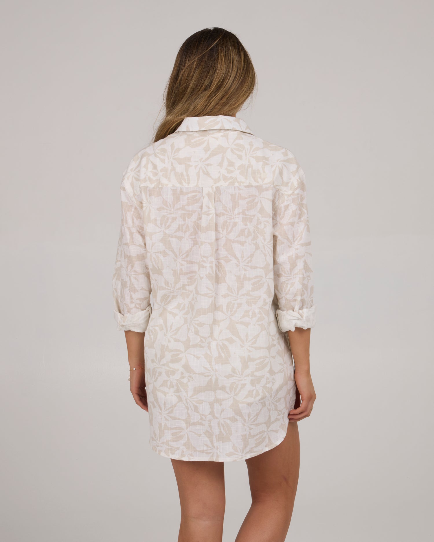 back view of Palapa Tunic - Off White