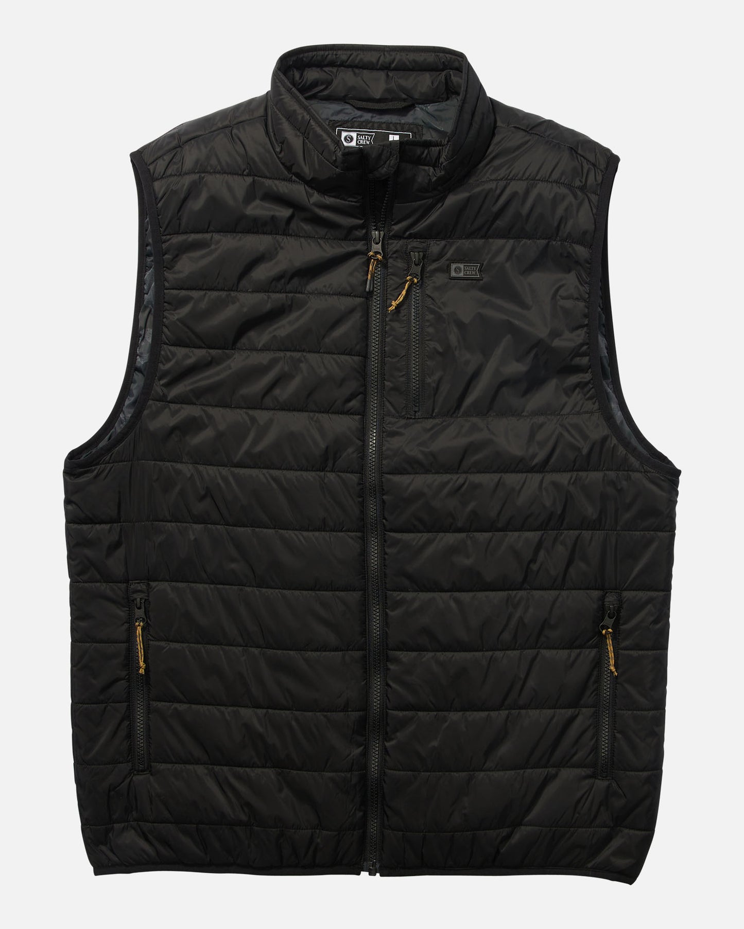 front view of Barrier 2.0 Black Puff Vest