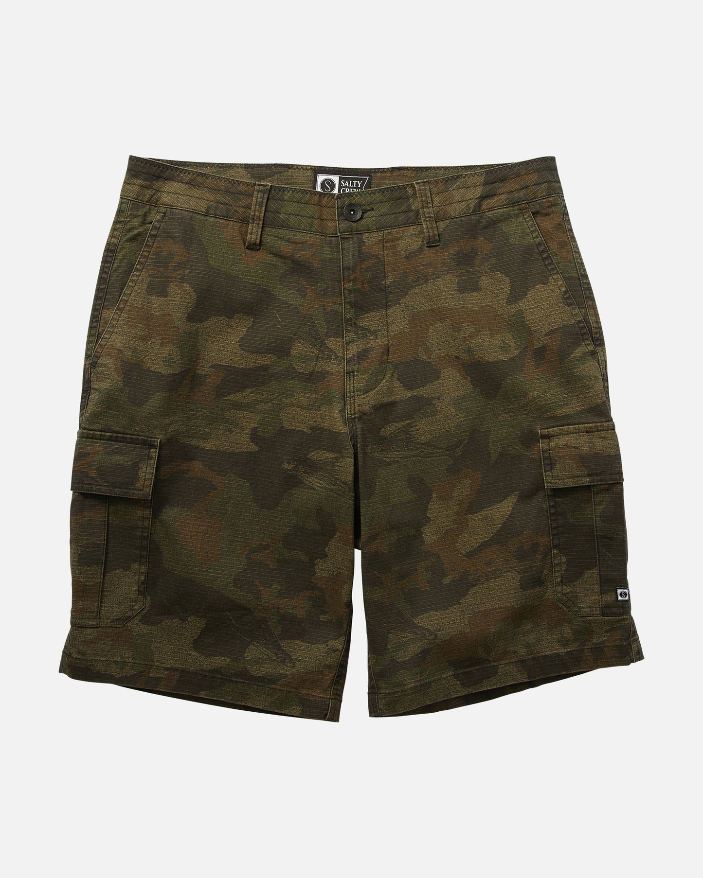 front view of Trooper Ripstop Camo Cargo Short