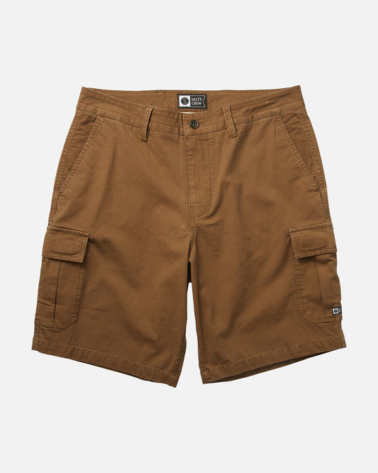 front view of Trooper Ripstop Coffee Cargo Short