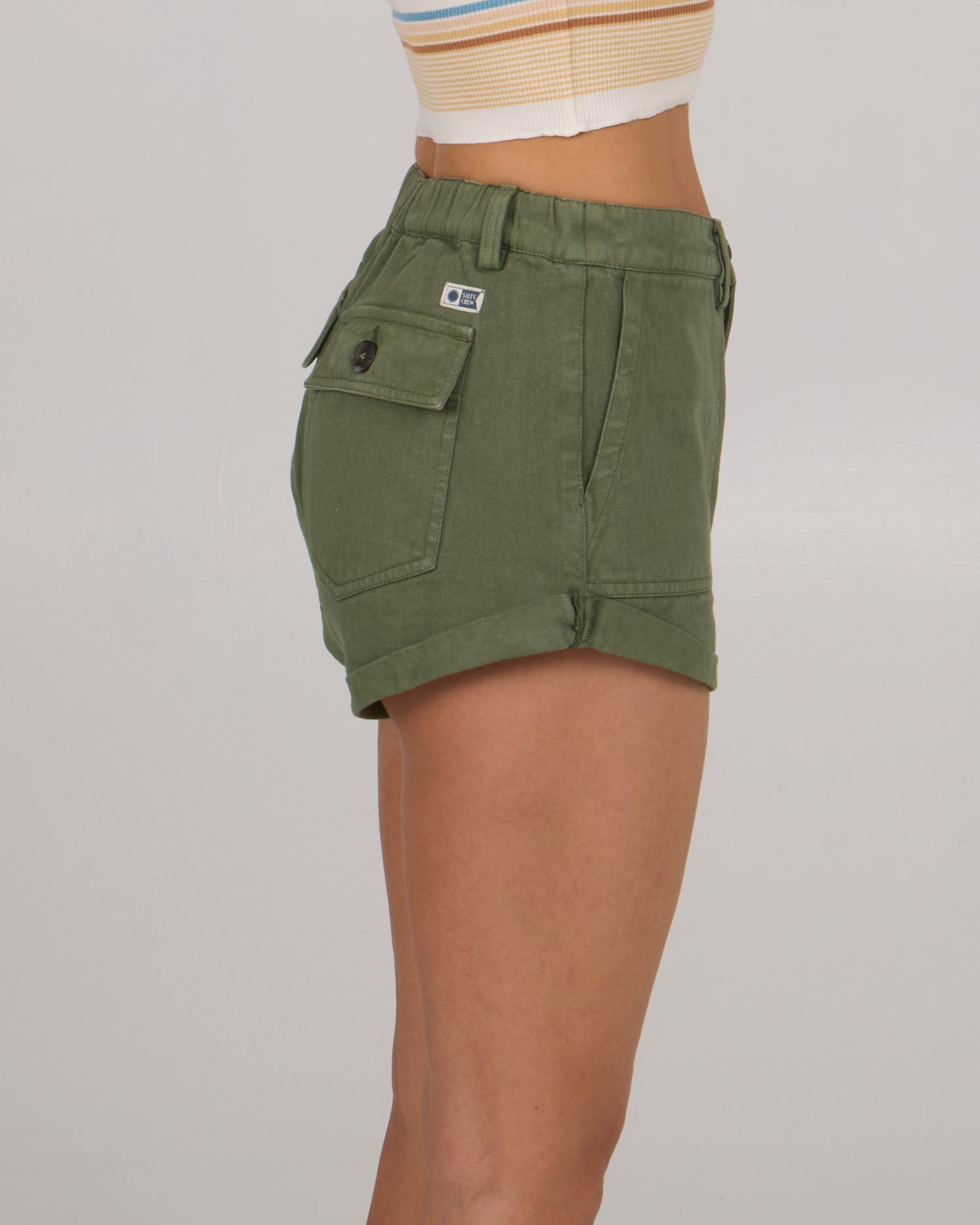 profile of Trail Short - Olive