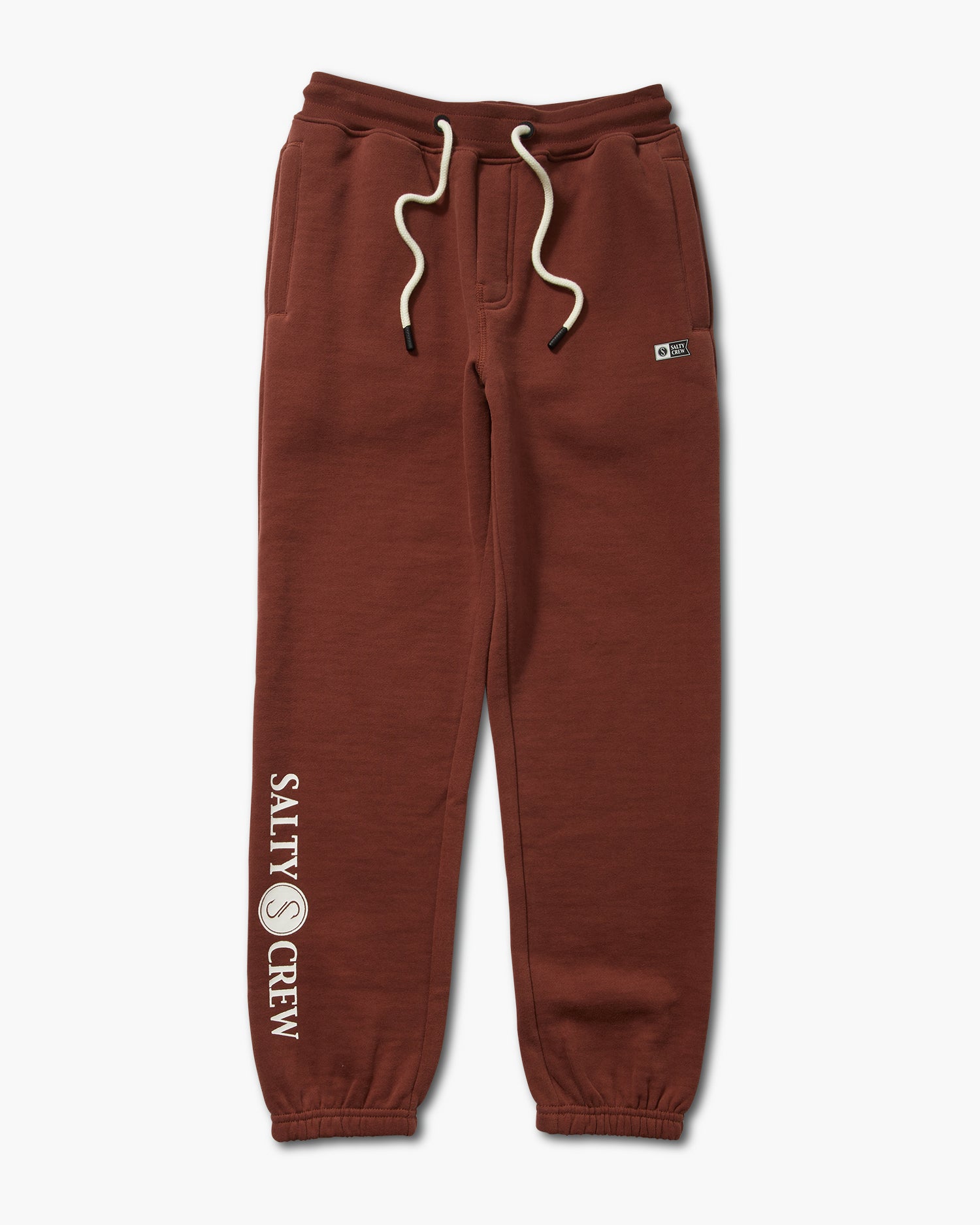 front view of Dockside Boys Burgundy Sweatpant