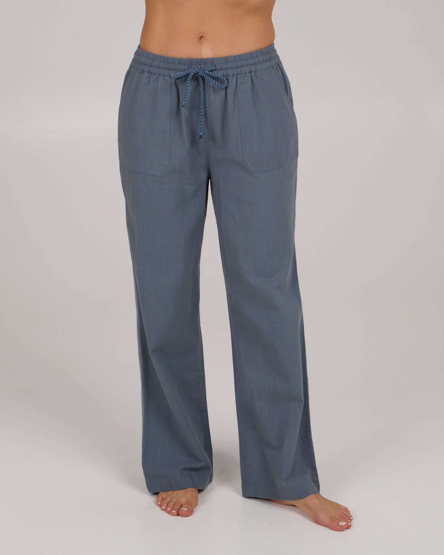 front view of Shoreline Beach Pant - Fin Blue