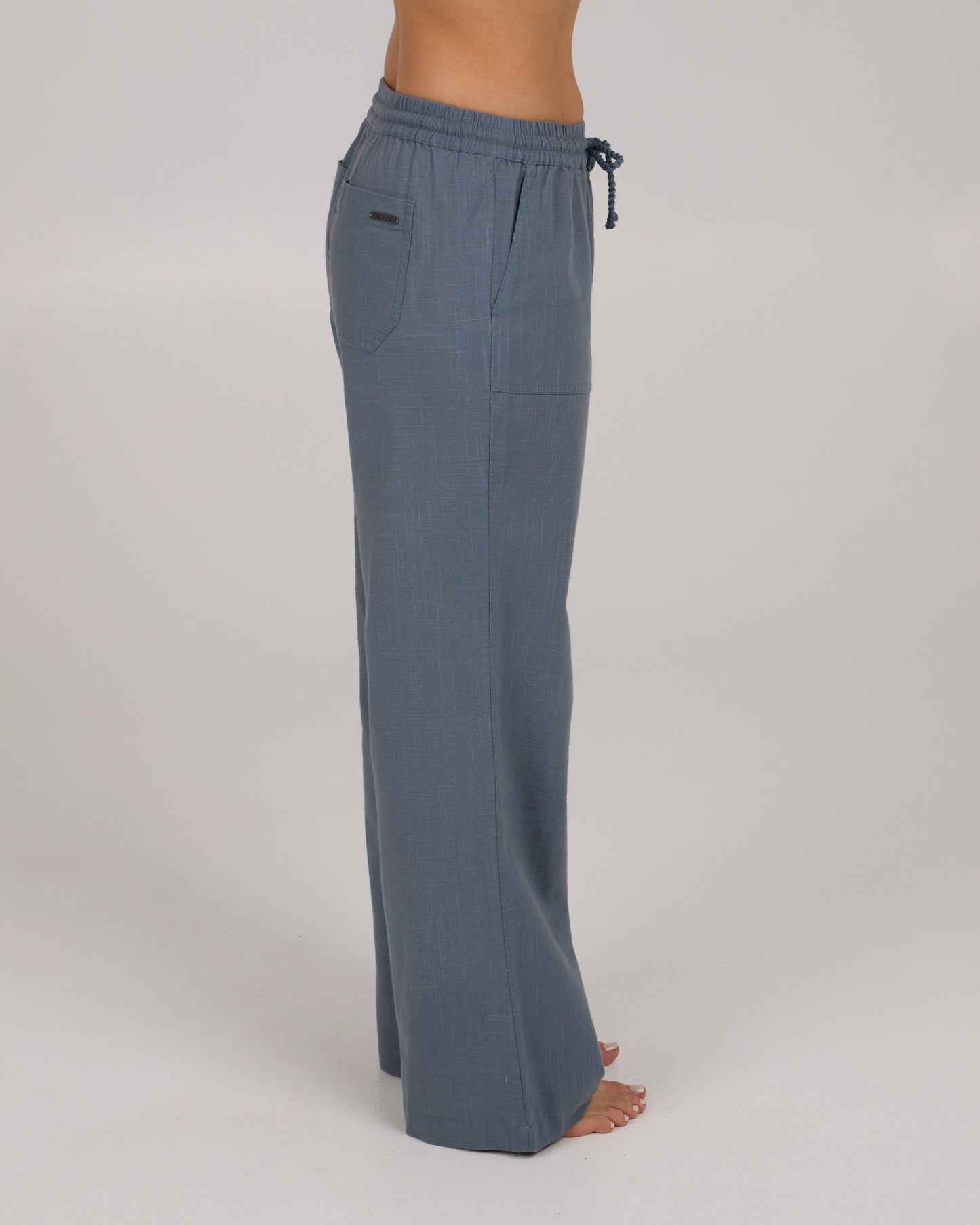 profile of Shoreline Beach Pant - Fin Blue