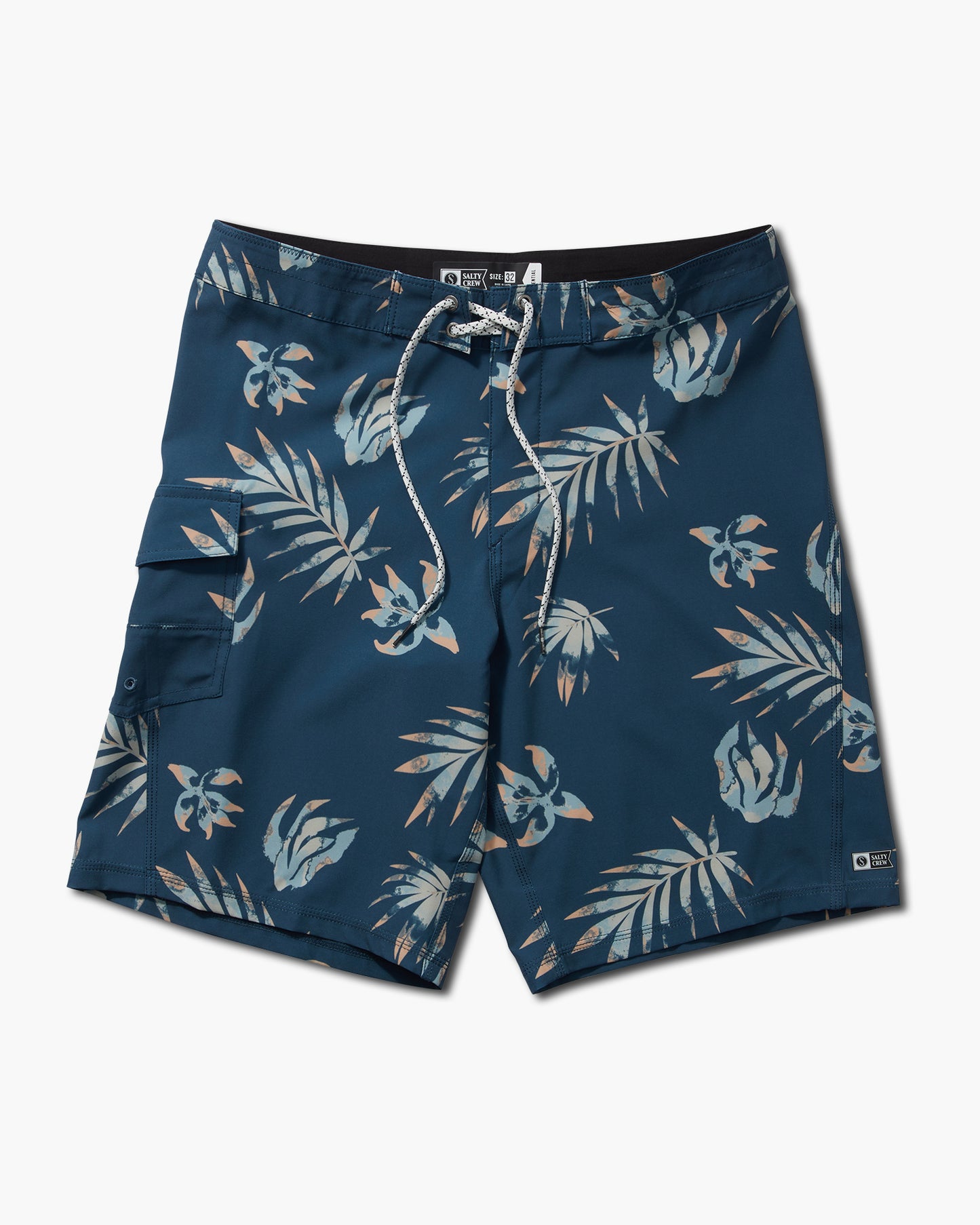 front view of Lowtide New Navy Boardshort