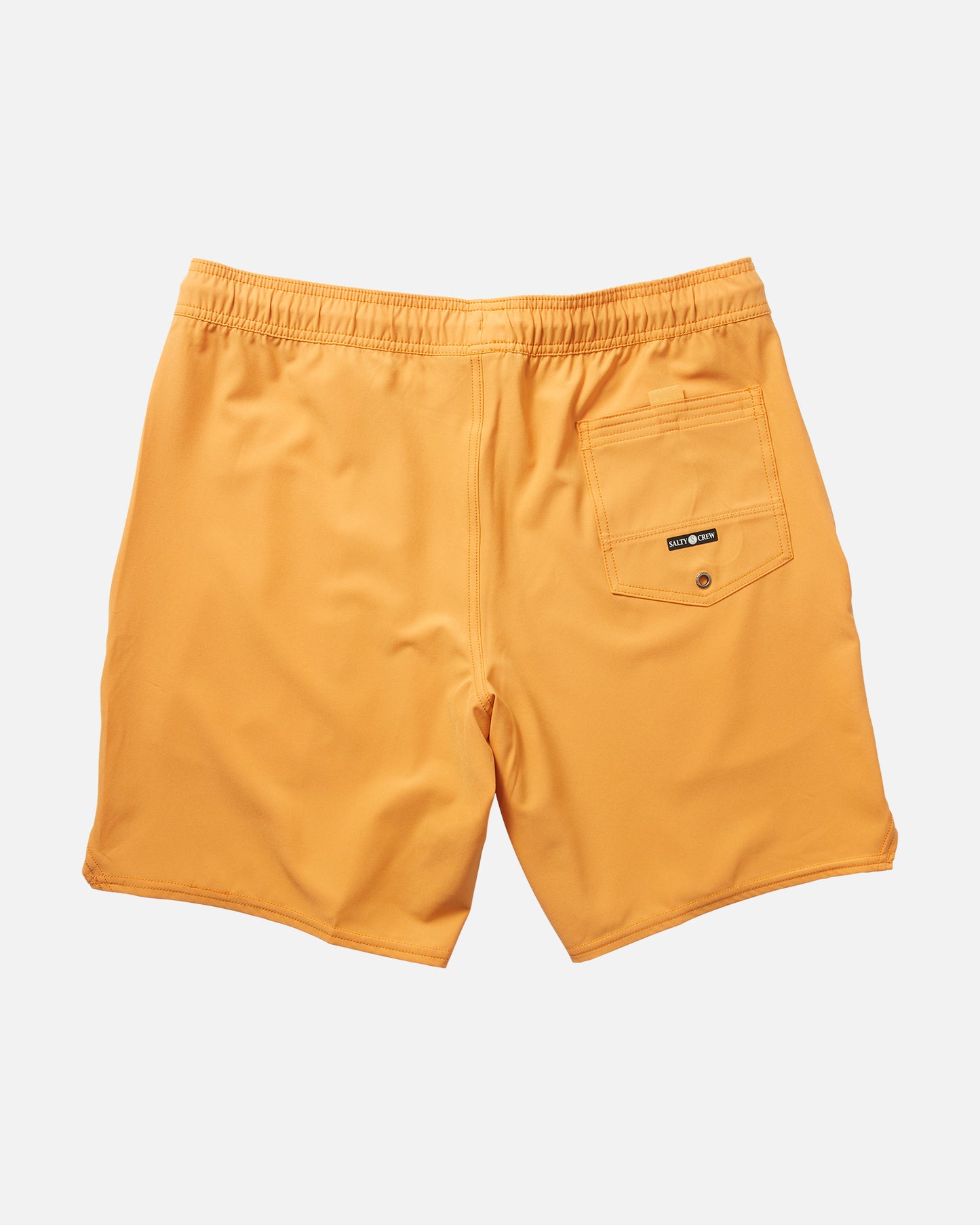 back view of Lowtide Orange Elastic Boardshort