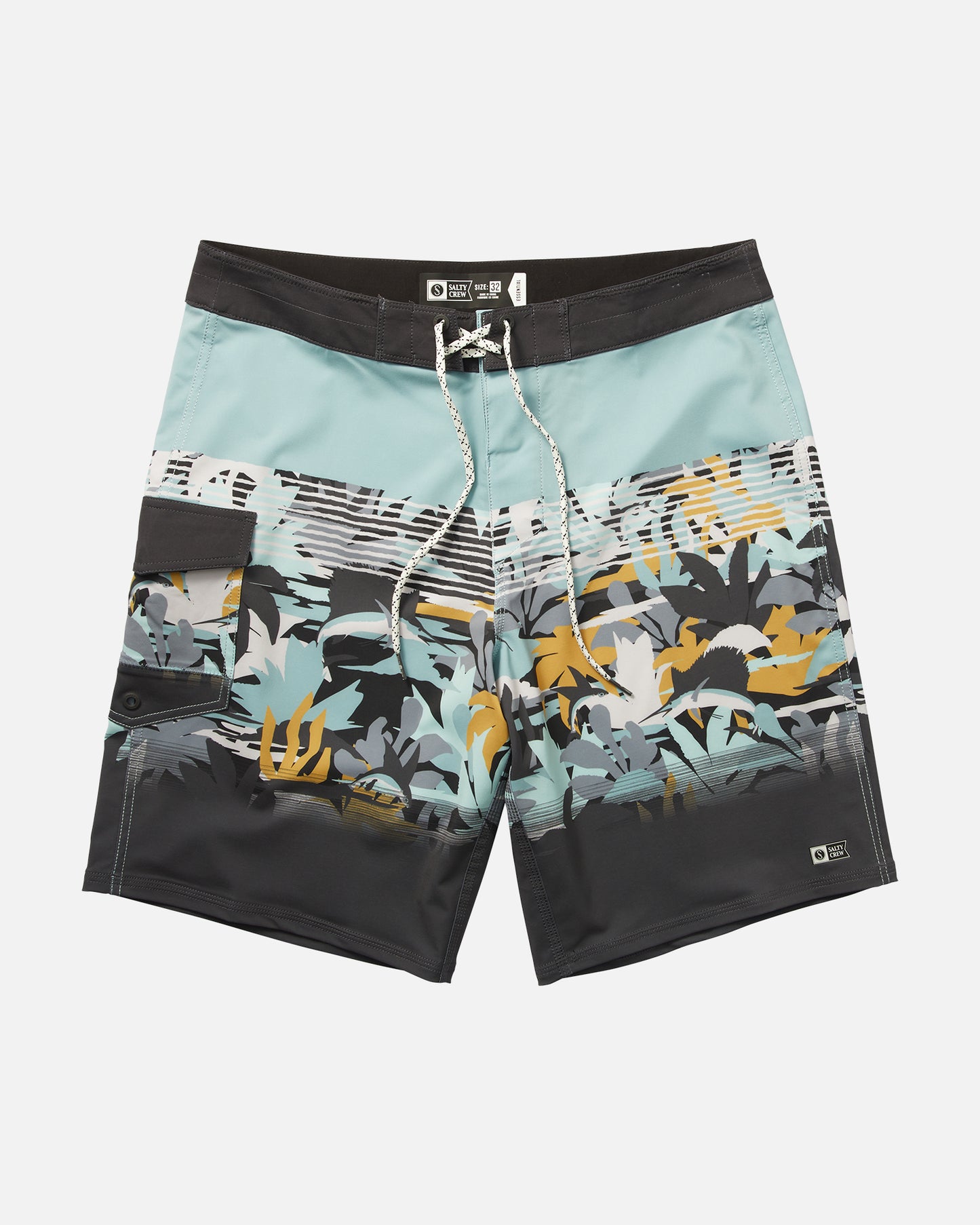 front view of Channels Mackerel Boardshort