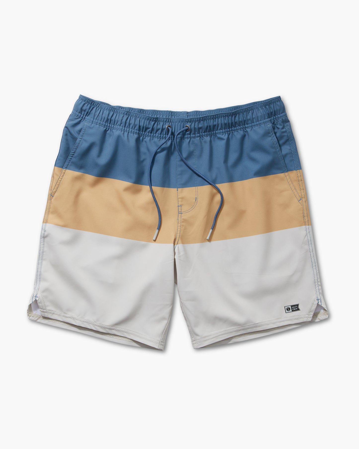 front view of Wayfinder Natural Elastic Boardshort