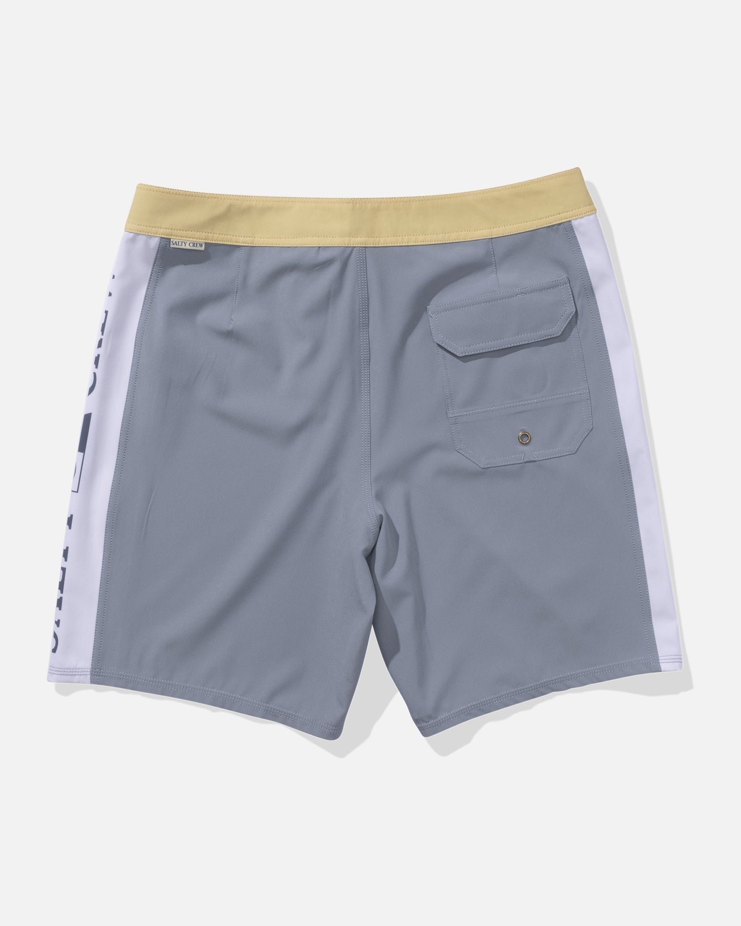 back view of Sidebar Boardshort - Iron