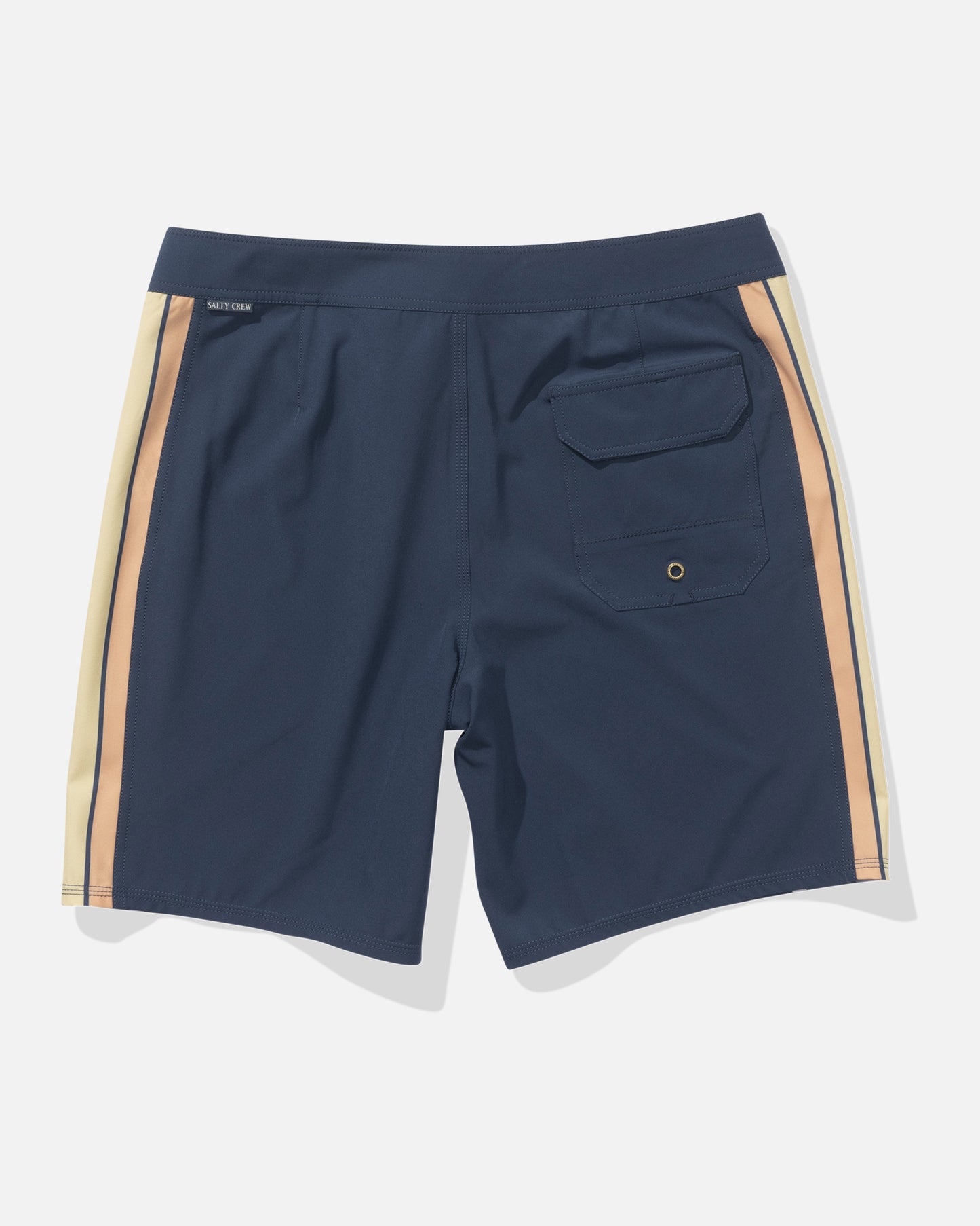 back view of Sidebar Boardshort - Navy