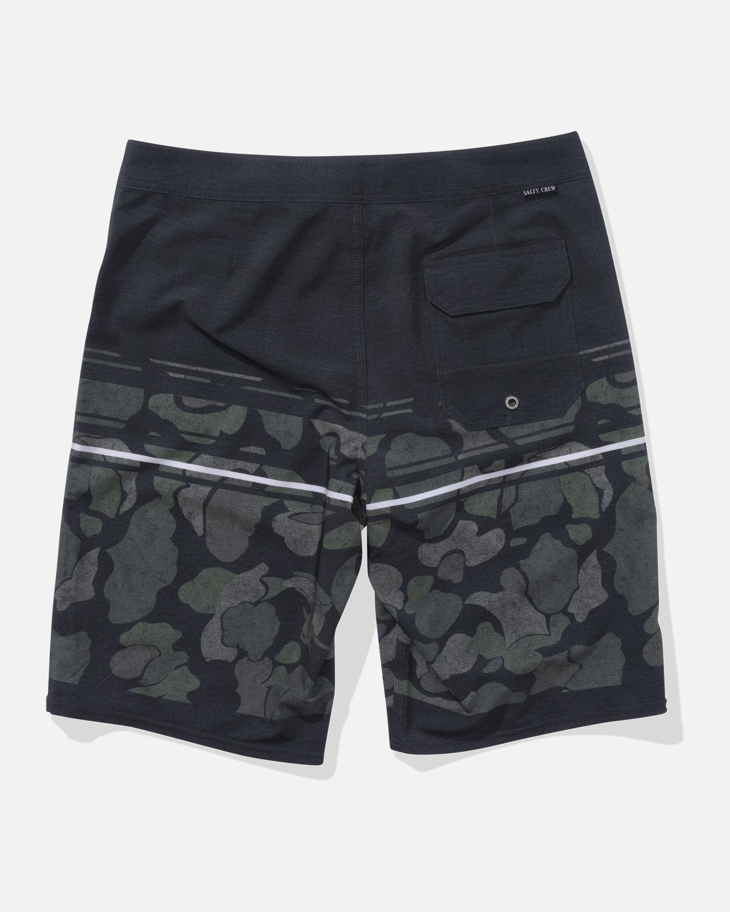 back view of Banzai Boardshort - Camo