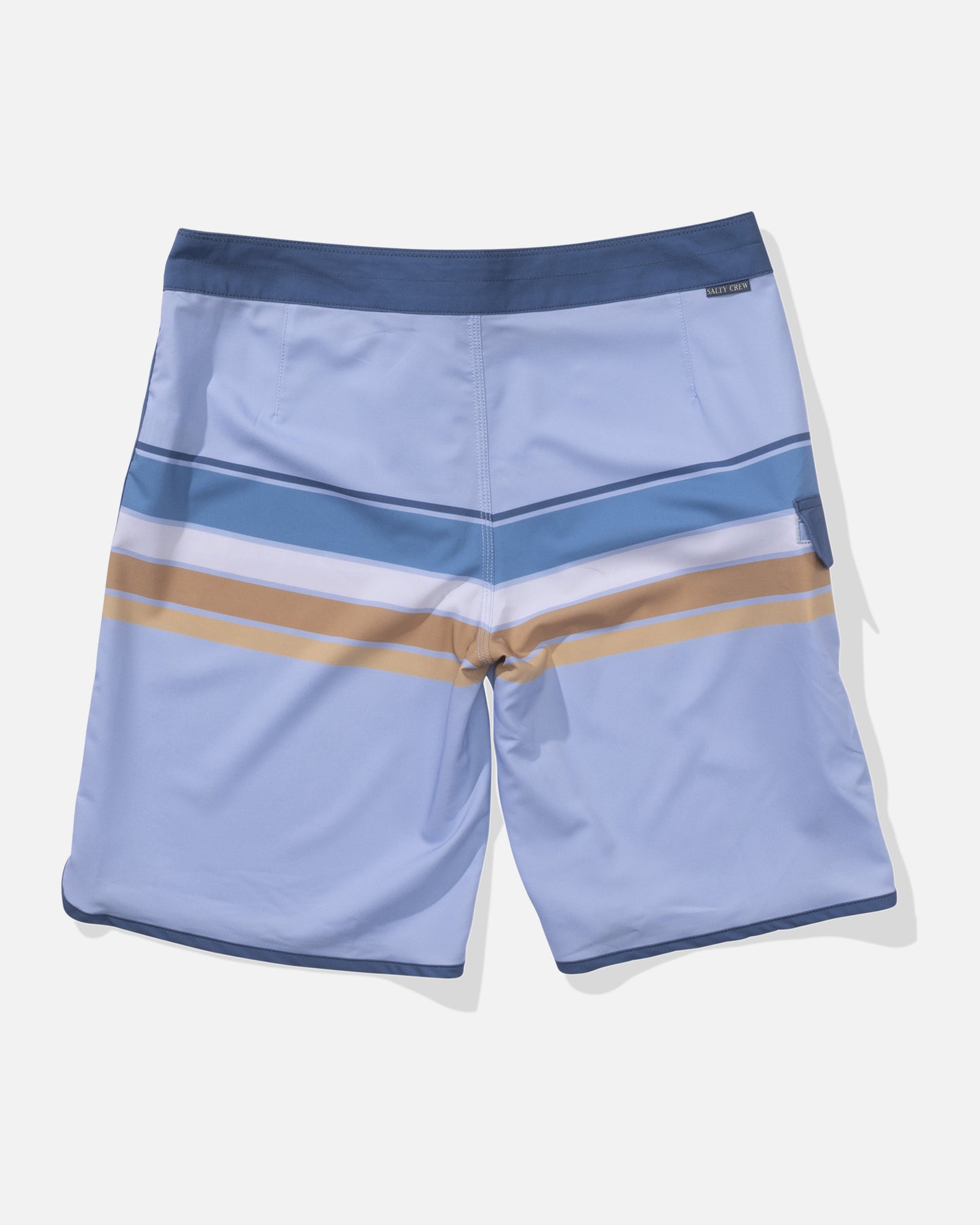 back view of Lateral Line Boardshort - Light Blue