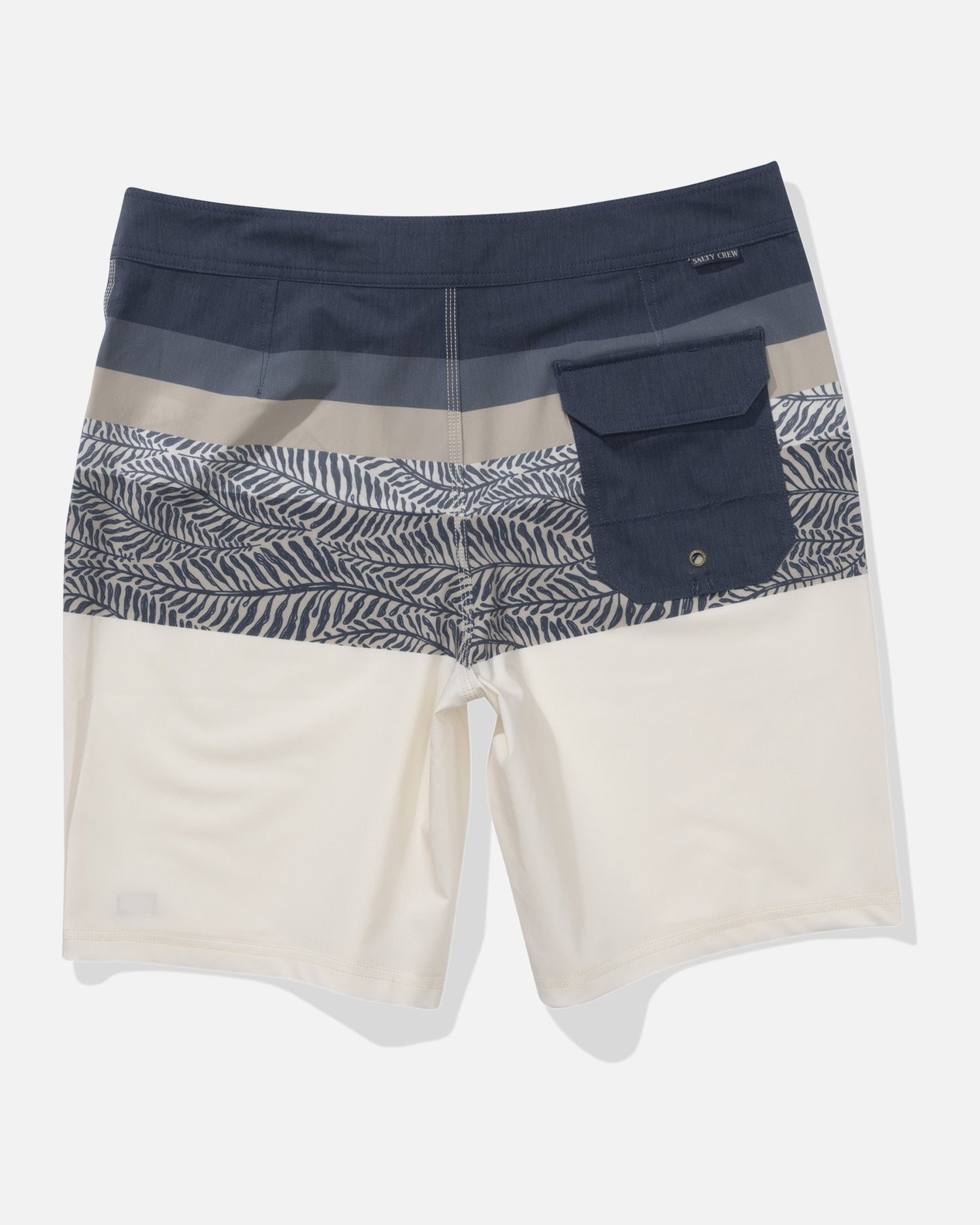 Back view of the Kelp Cruiser Boardshort - Salt. 