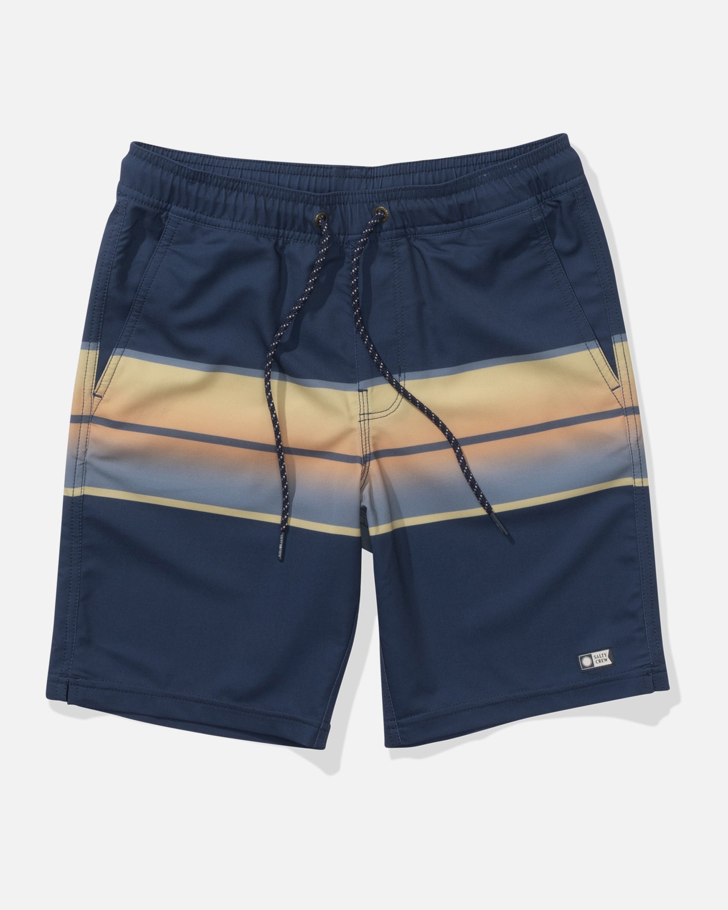 front view of Sunup Boys Volley Short - Bluefin