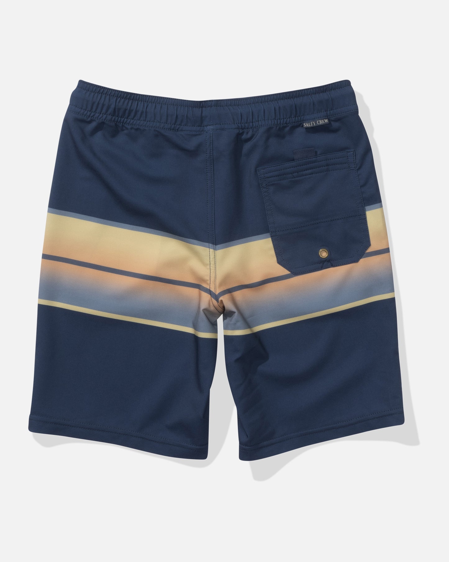 back view of Sunup Boys Volley Short - Bluefin