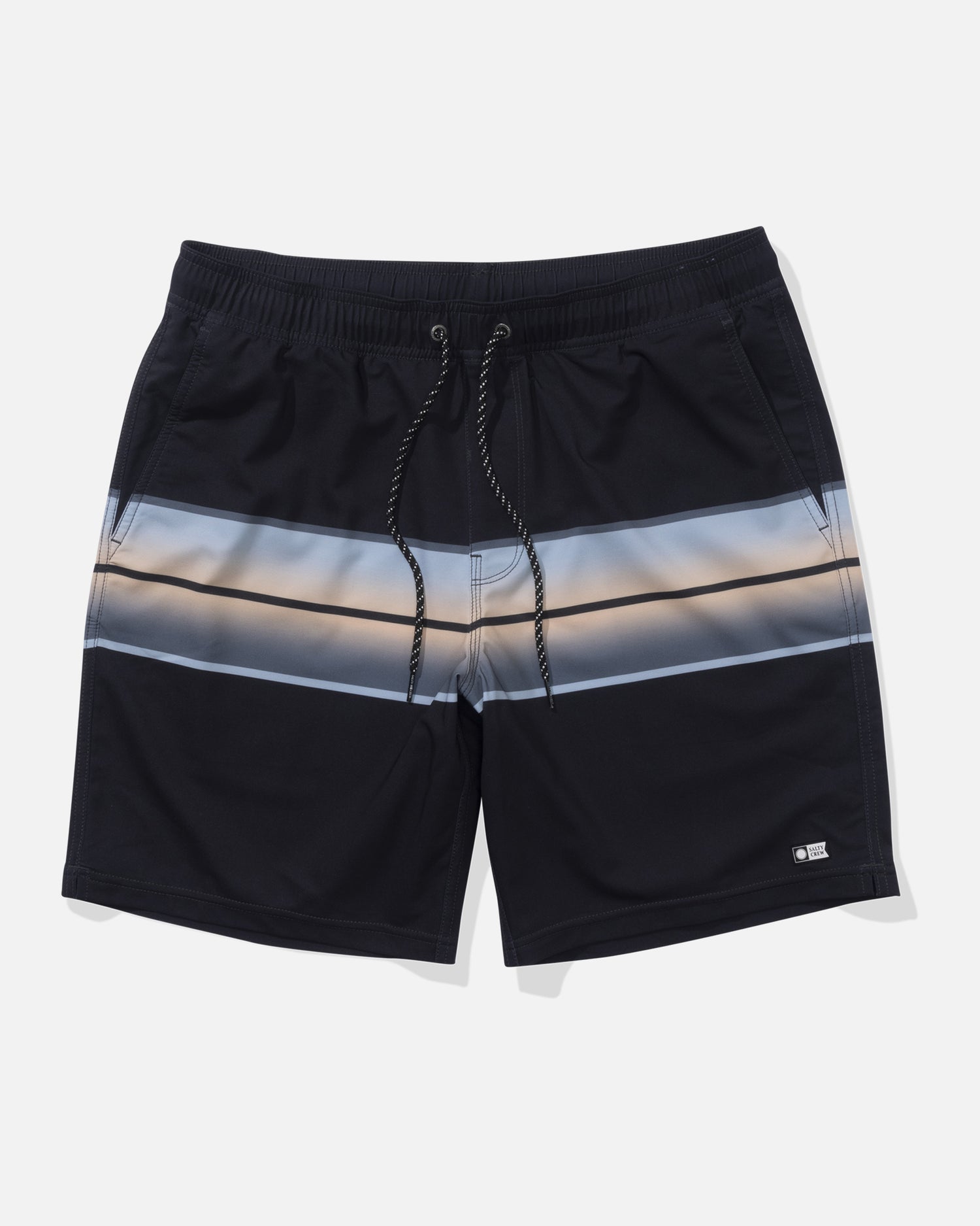 front view of Sunup Volley Short - Black