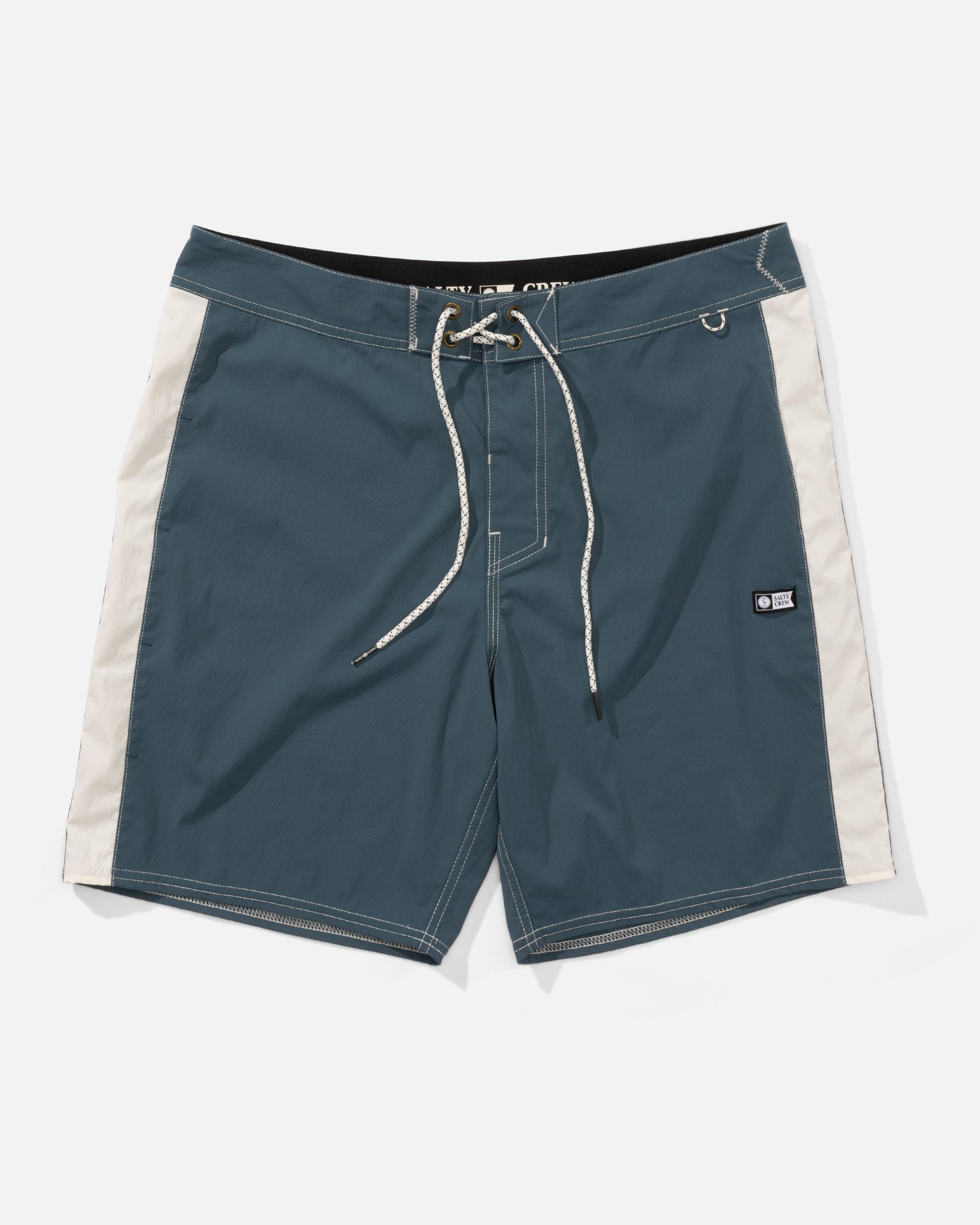 front view of Channel Boys Boardshort - Deep Sea