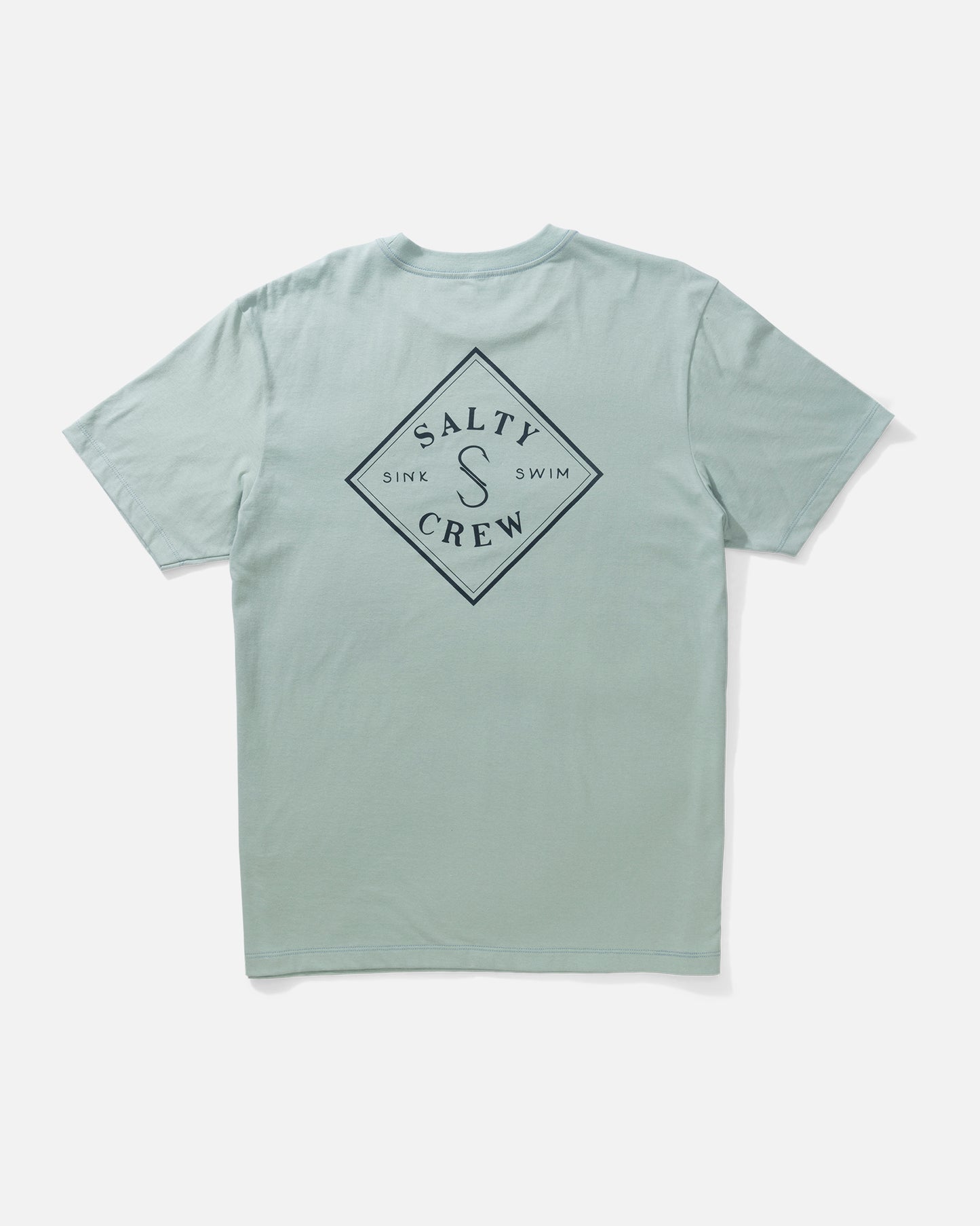 back view of Tippet Premium Tee - Mackerel