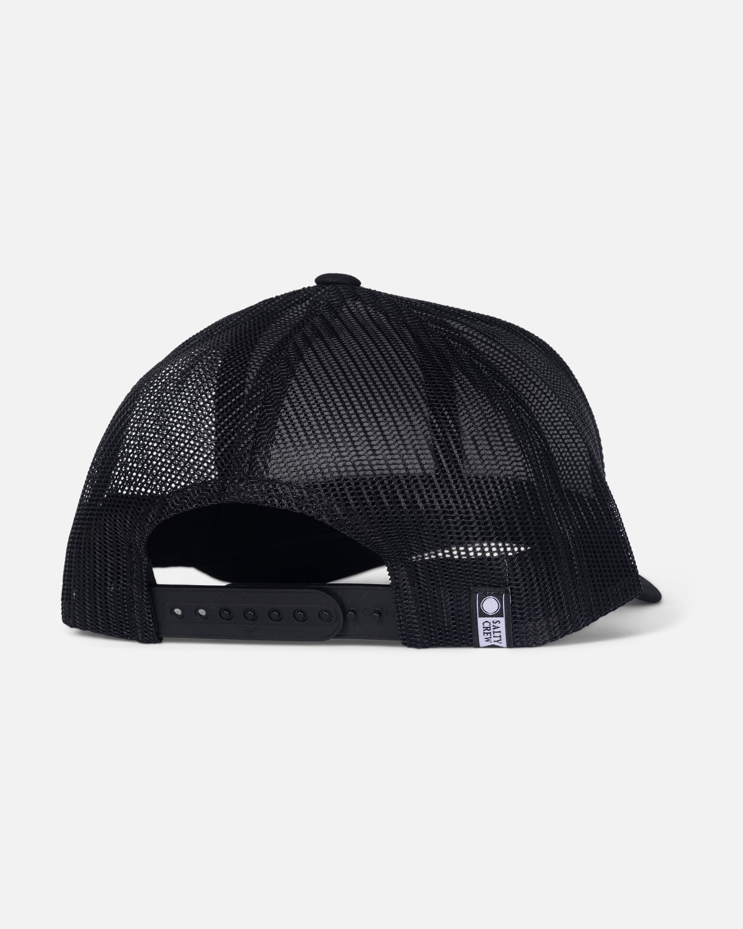 back view of Marlin Mount Retro Trucker - Black