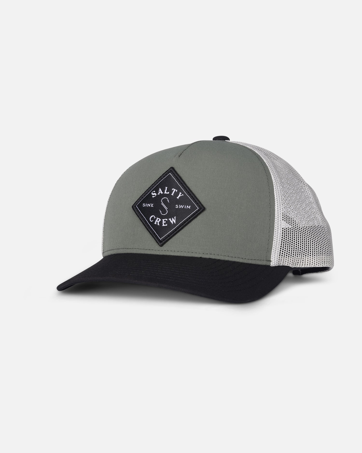 front view of Sealine Retro Trucker - Olive/Black