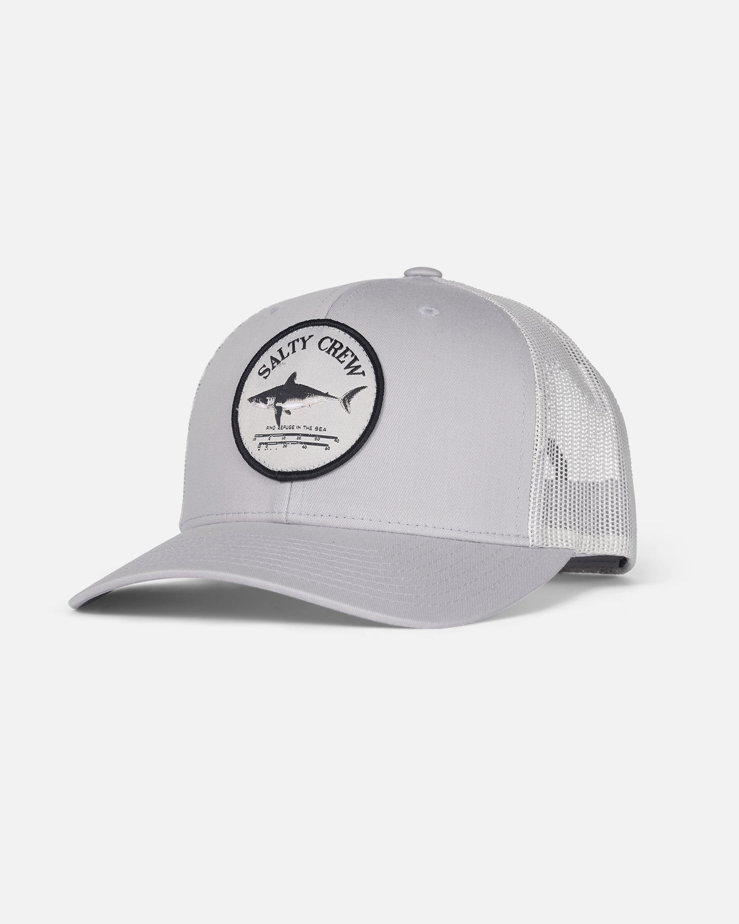 front view of Bruce Retro Trucker - Silver