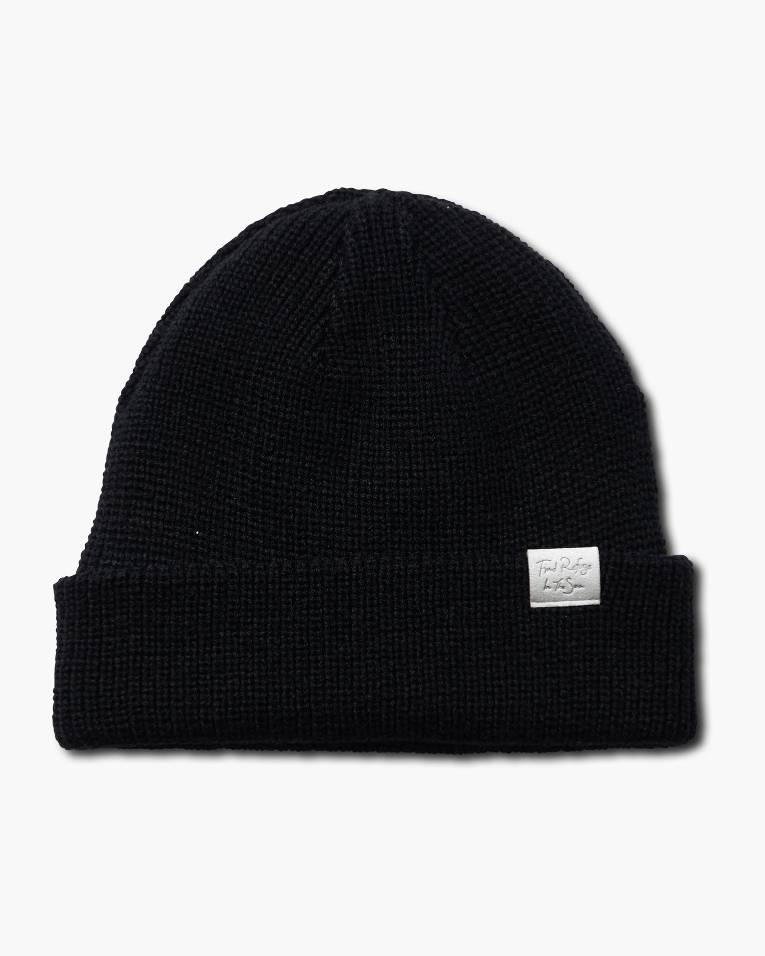 front view of Breezer Black Beanie