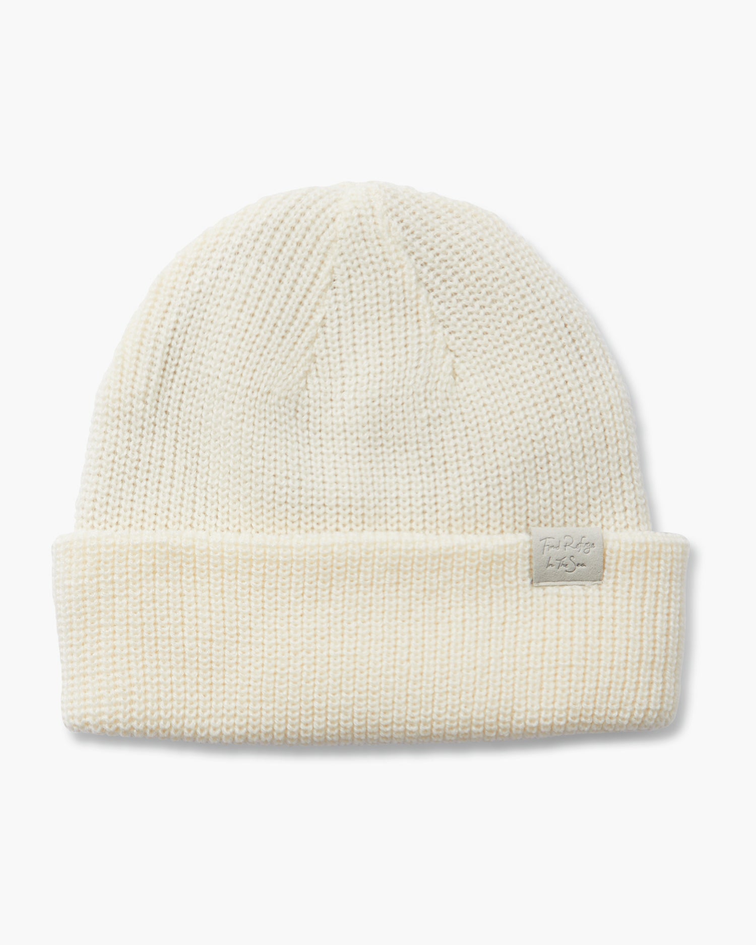 front view of Breezer Off White Beanie