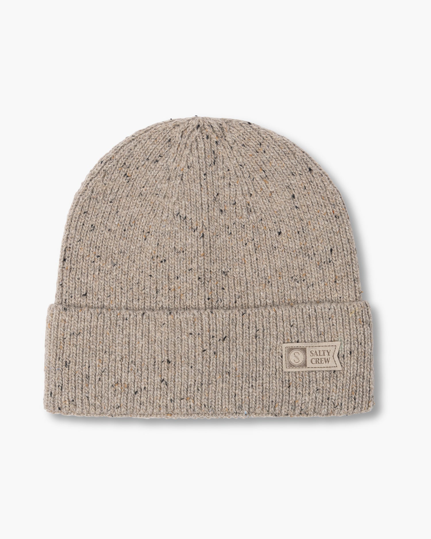 front view of Half Hitch Natural Beanie