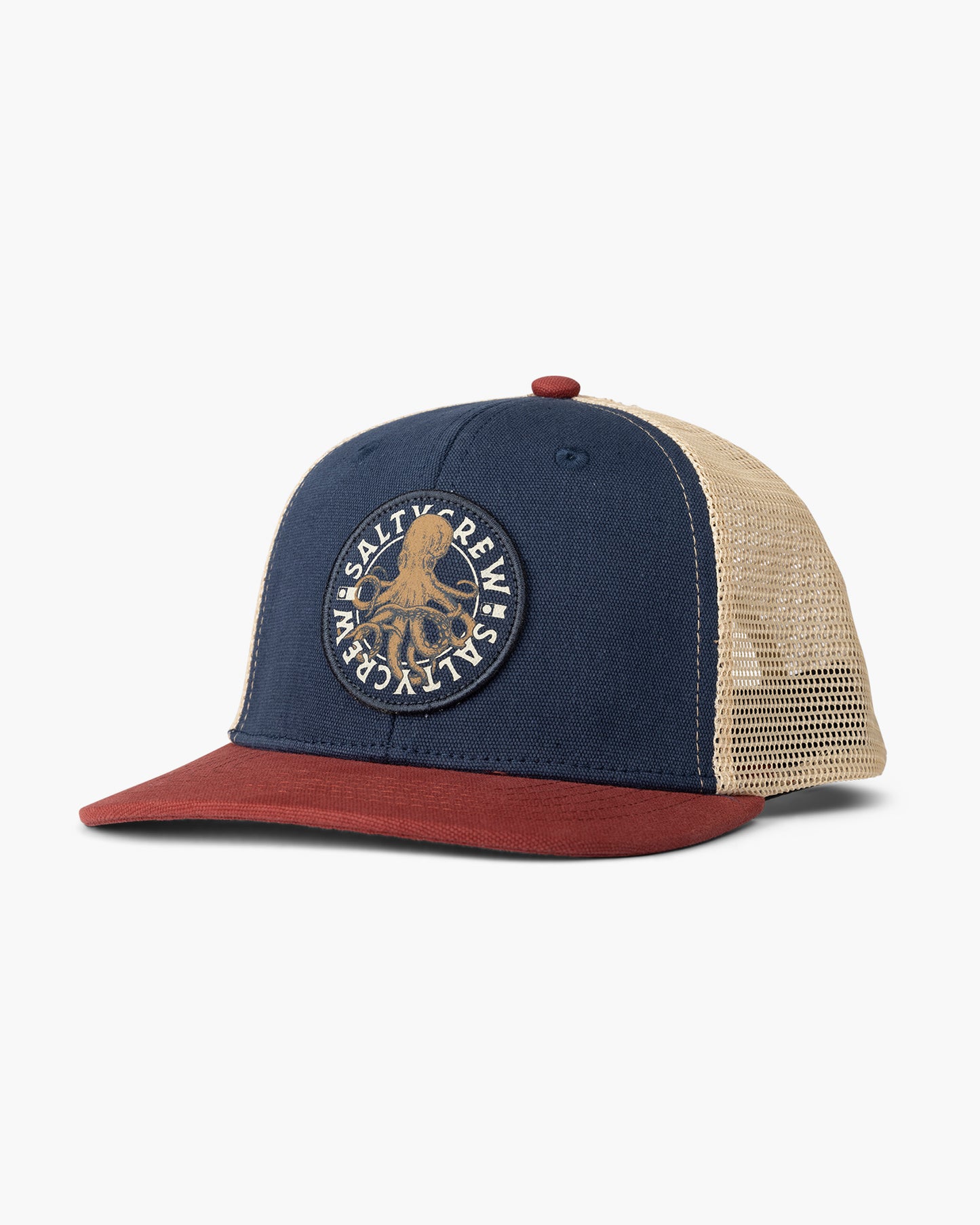 front view of Tentacles Boys Navy Retro Trucker