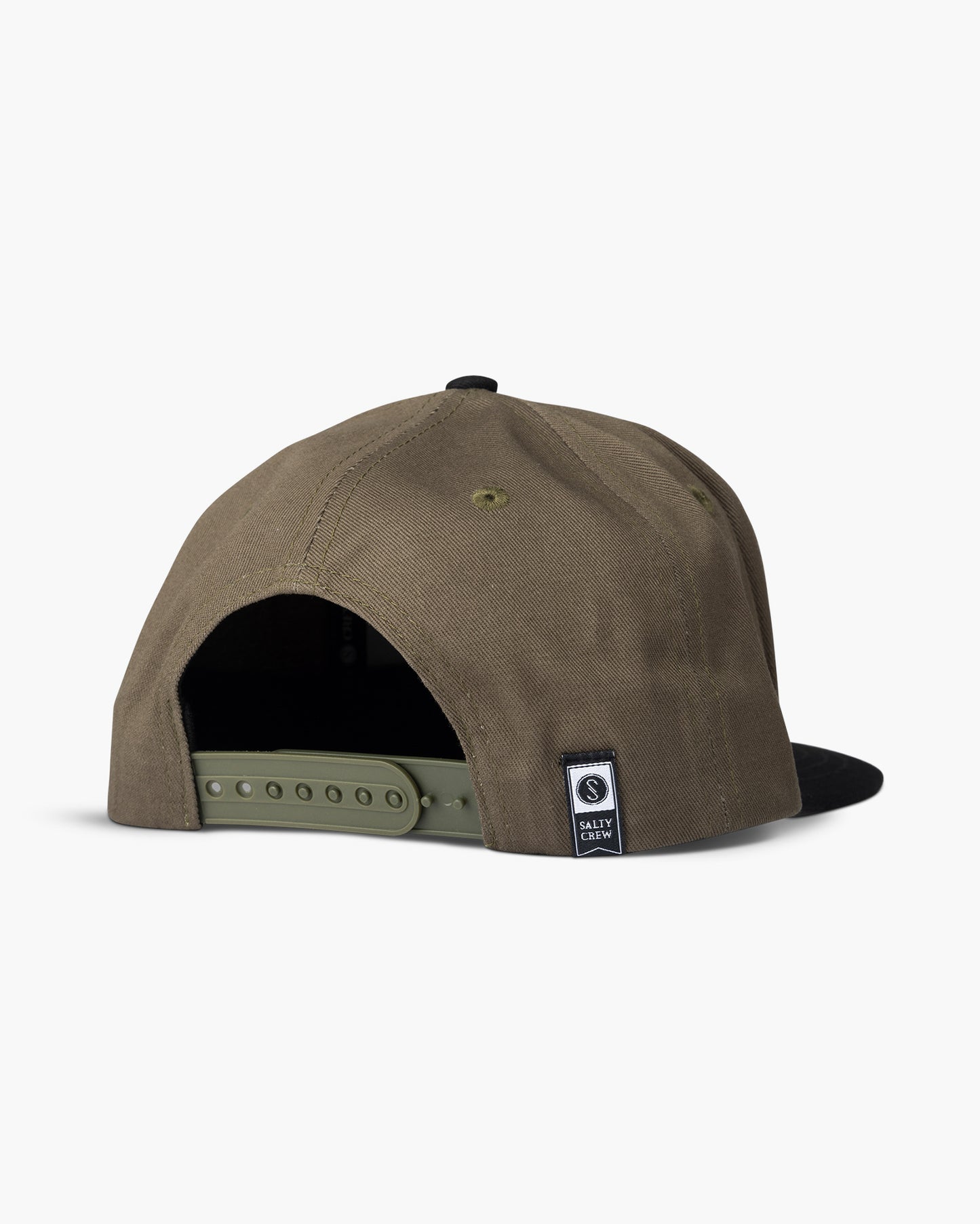 back view of Infield Boys Olive/Black 5 Panel