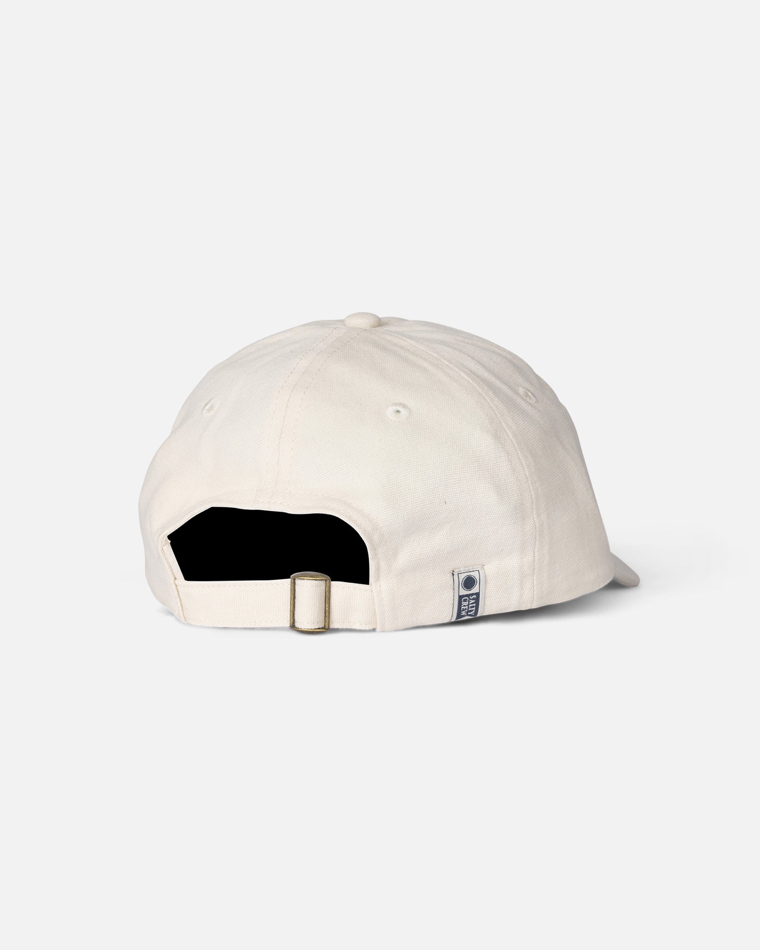 back view of Night Bite Dad Hat - Off White