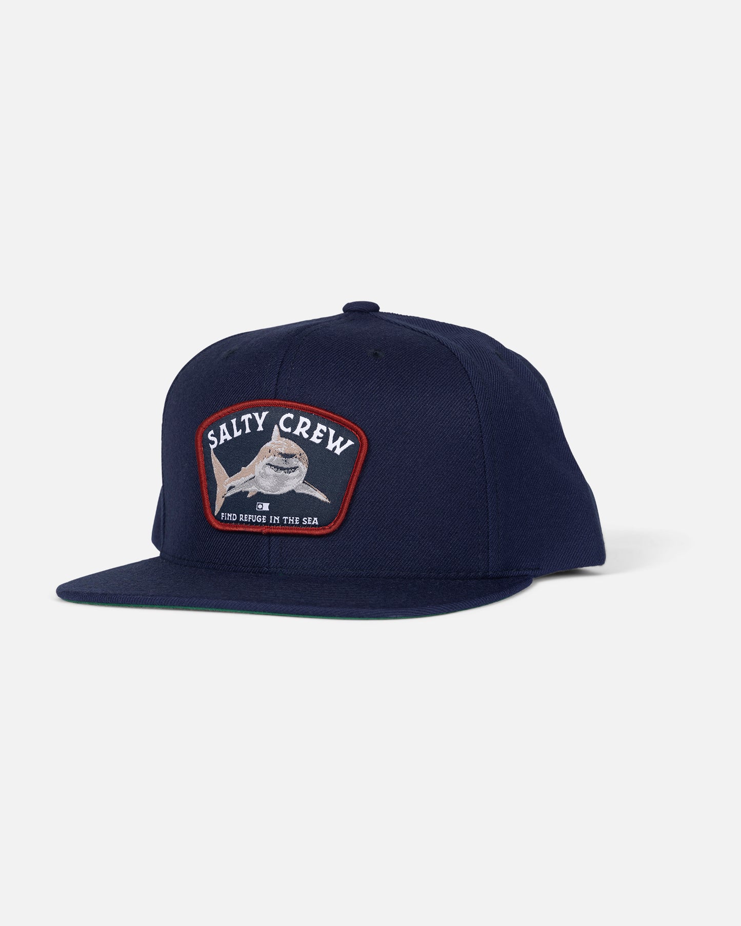 front view of Lurking 6 Panel - Navy