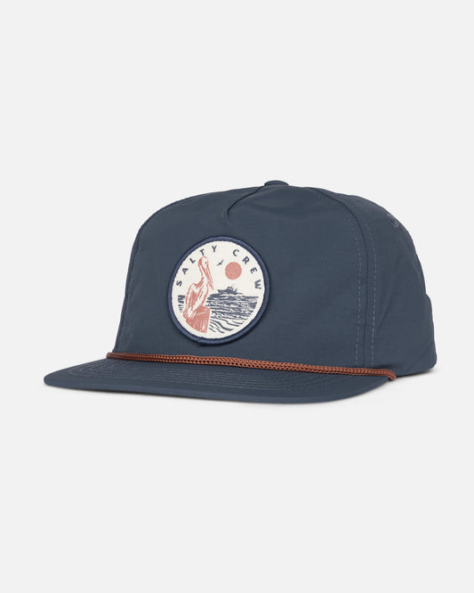 front view of Stake Out Boys 5 Panel Hat - Bluefin