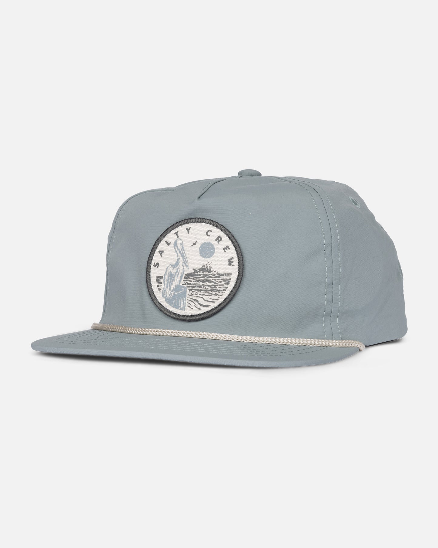 front view of Stake Out Boys 5 Panel Hat - Deep Sea