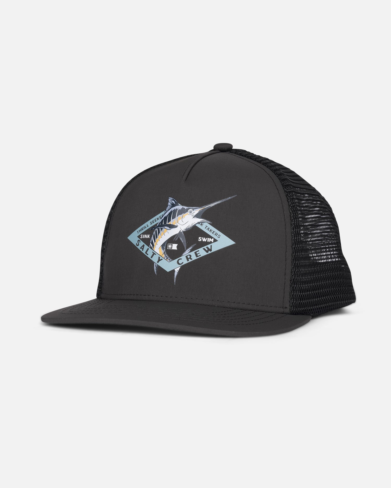 front view of Diamond Marlin Boys Trucker - Black